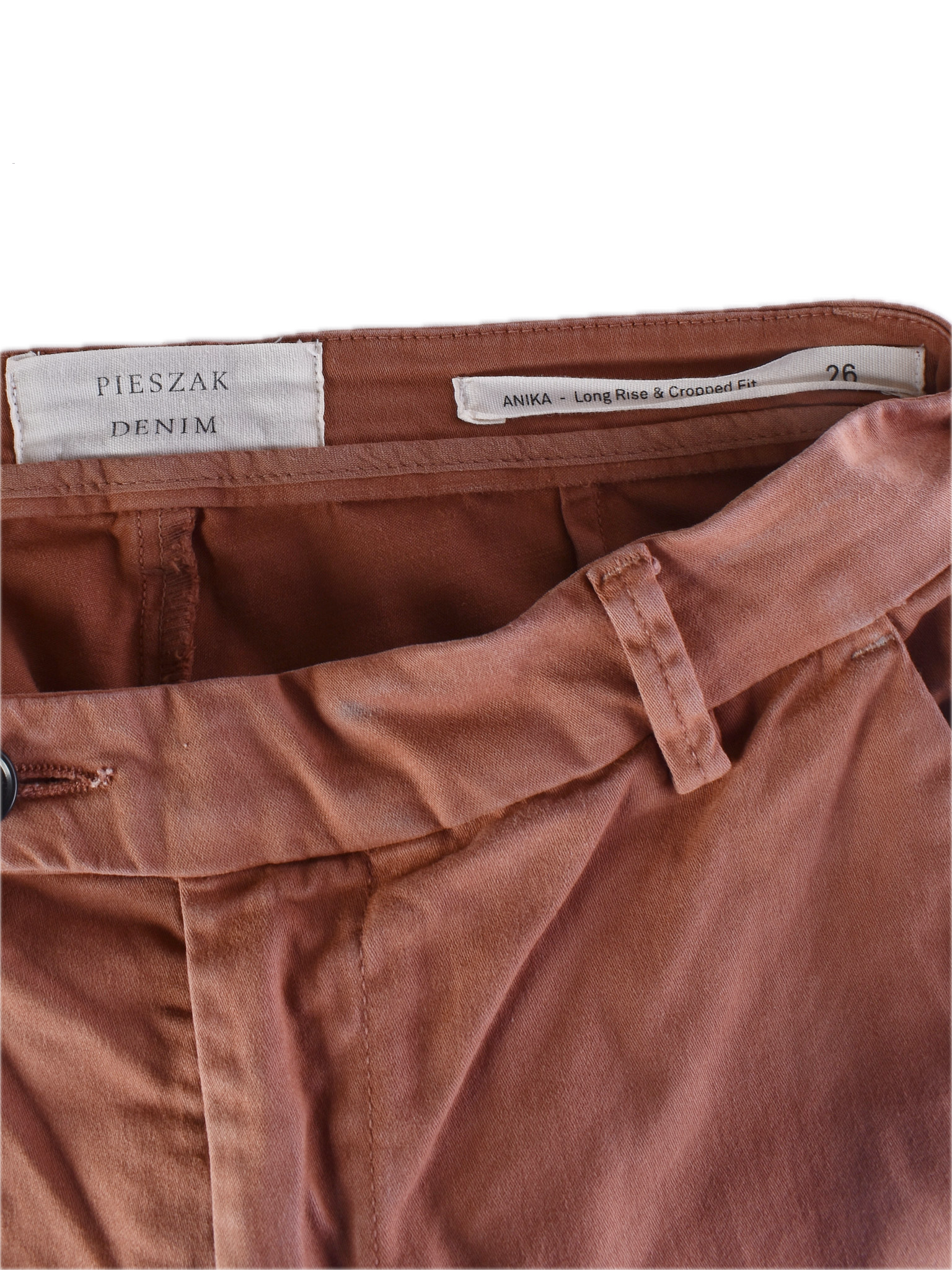 Bomulds Chinos W26 / Brun / Kvinde