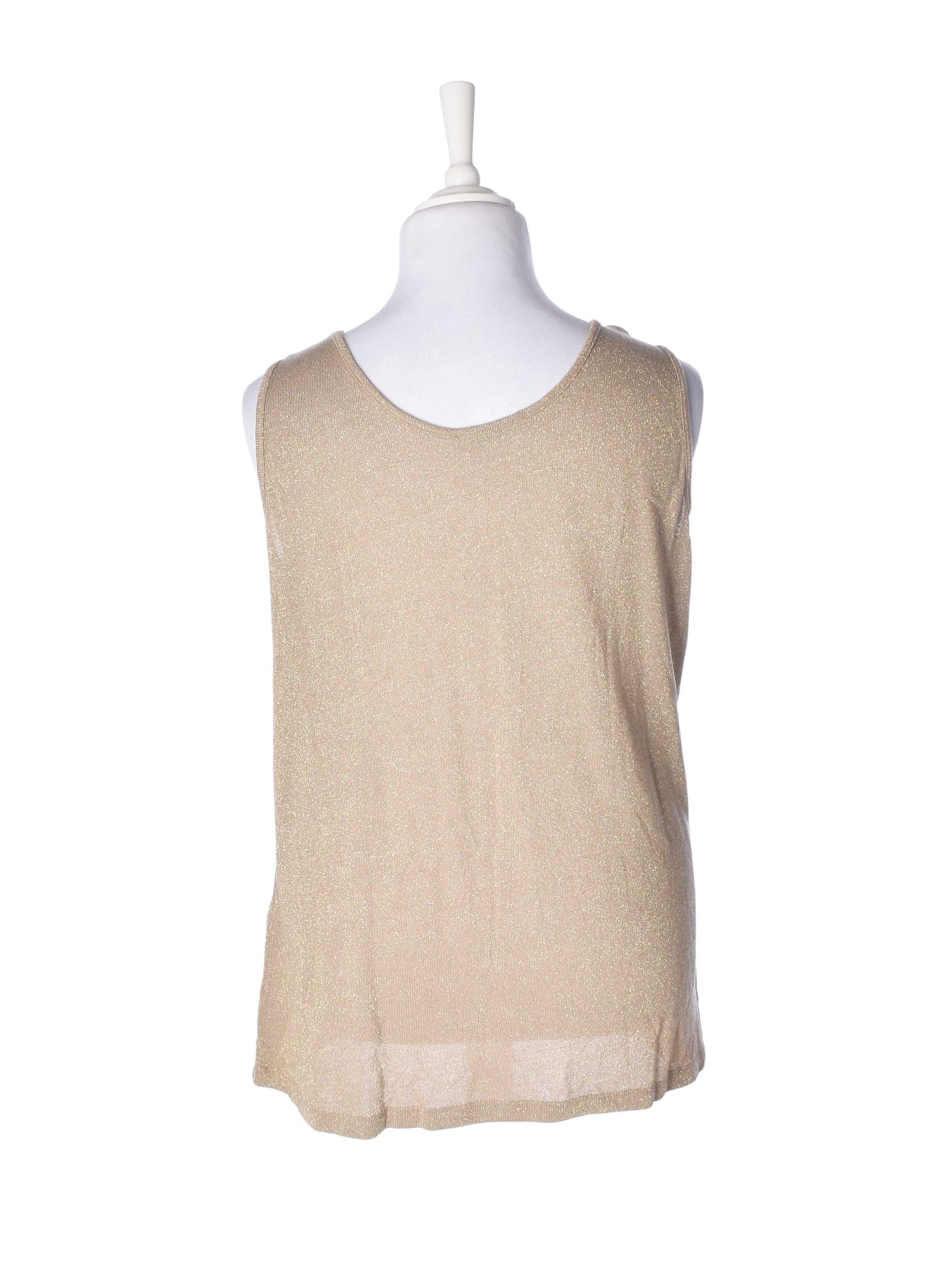 2-Biz Top - XXL / Guld / Kvinde - SassyLAB Secondhand