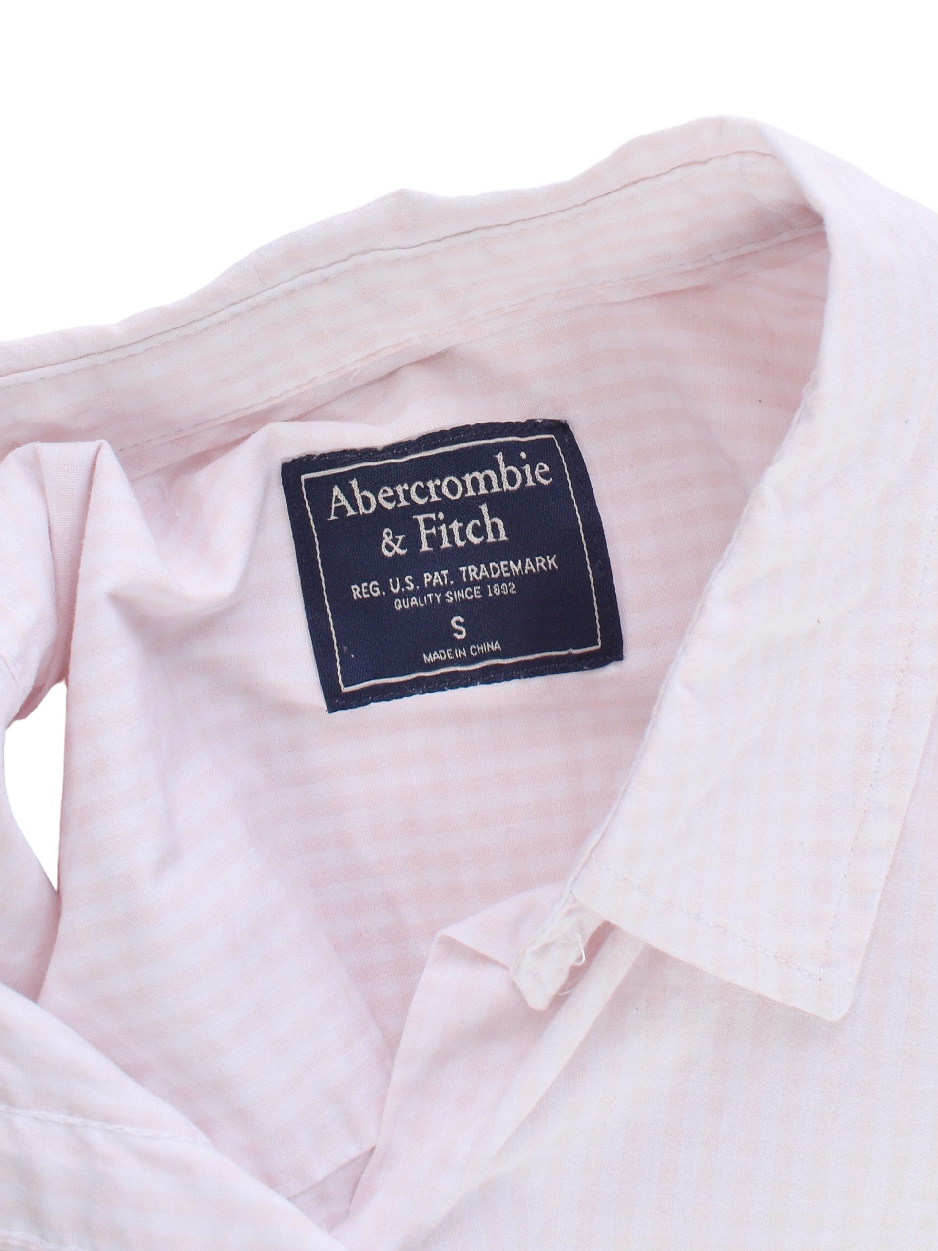 Abercrombie & Fitch Skjorte - S / Hvid / Kvinde - SassyLAB Secondhand