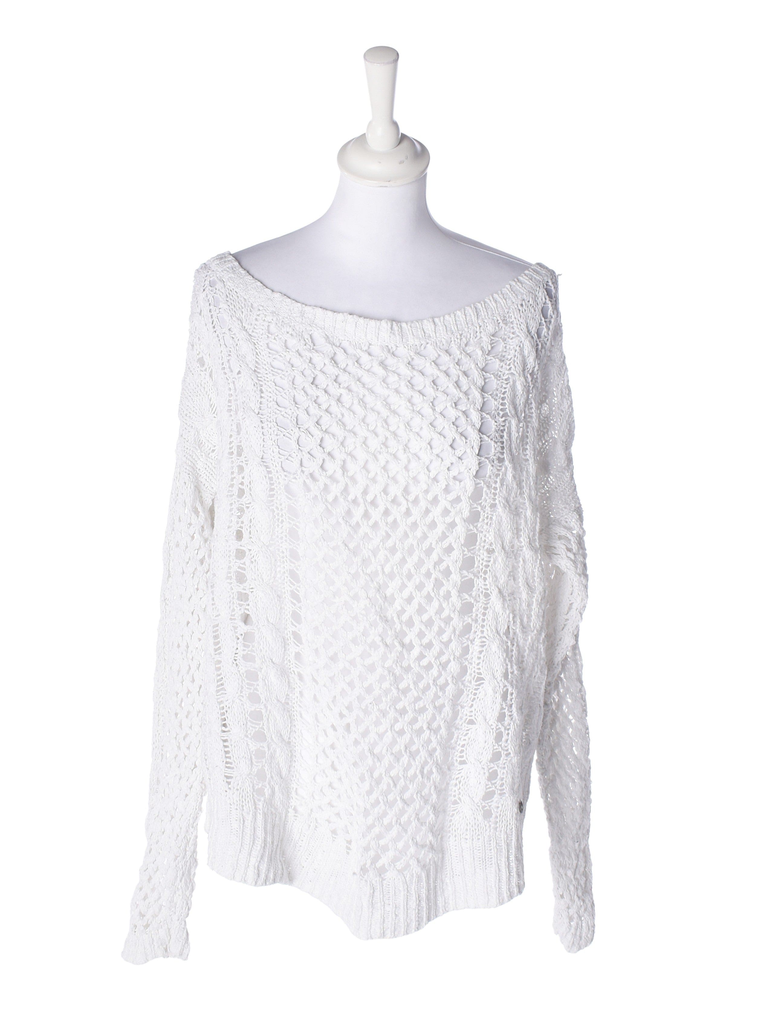Abercrombie & Fitch Sweater - XS/S / Hvid / Kvinde - SassyLAB Secondhand