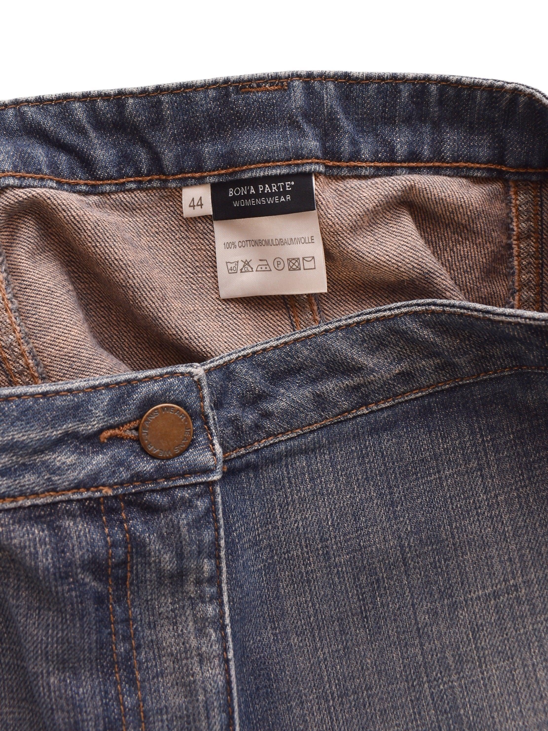 BON'A PARTE Nederdel - 44 / Blå / Kvinde - SassyLAB Secondhand