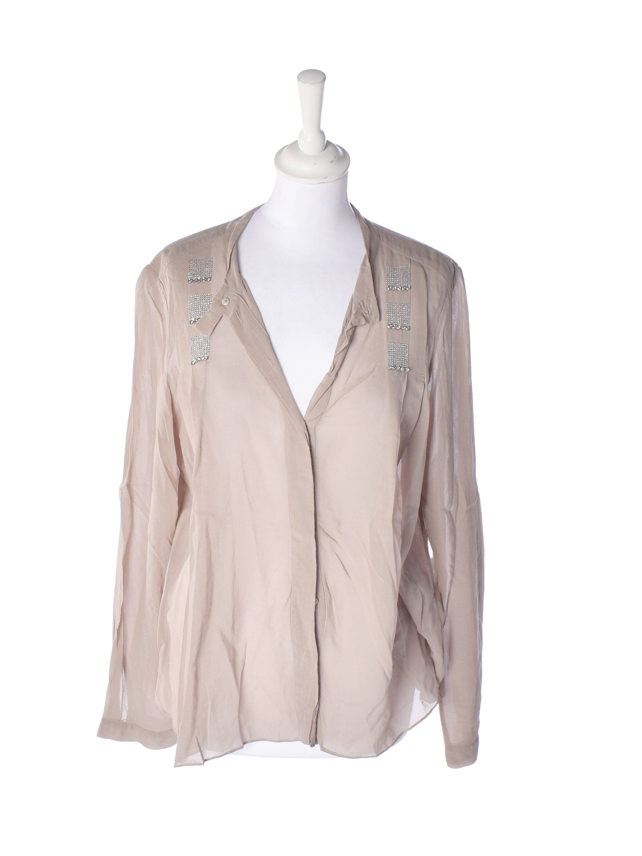 By Malene Birger Bluse - 40 / Brun / Kvinde - SassyLAB Secondhand