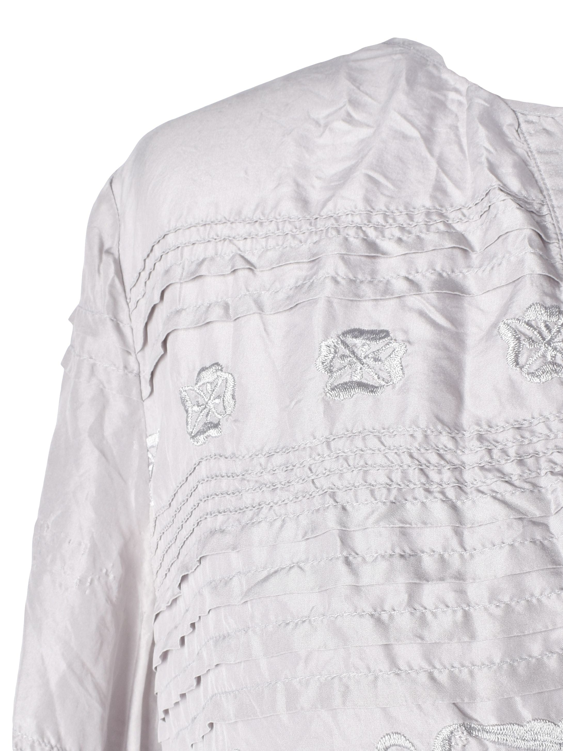 By Malene Birger Bluse - 42 / Grå / Kvinde - SassyLAB Secondhand