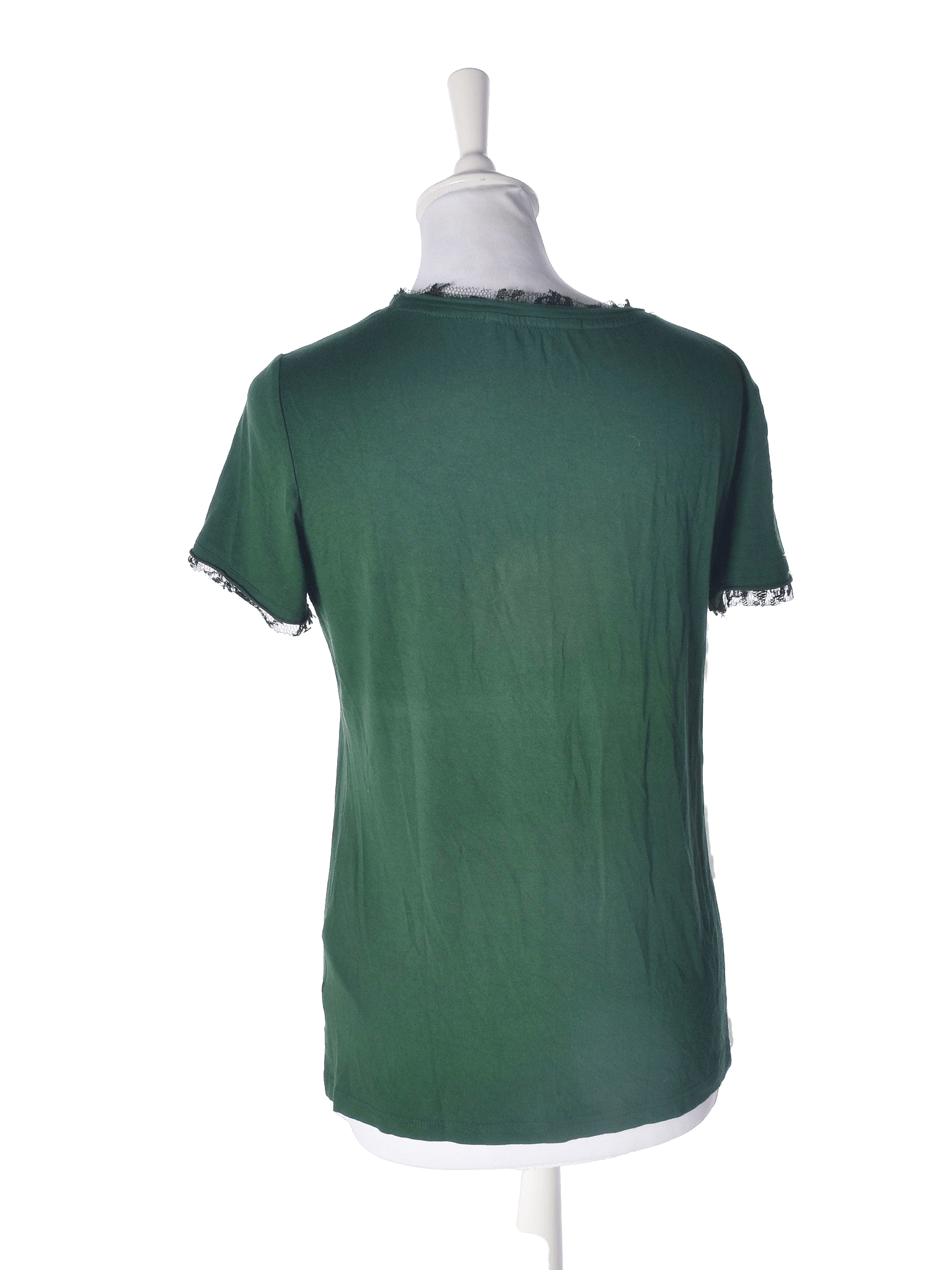 Caddis Fly T-Shirt - XS / Grøn / Kvinde - SassyLAB Secondhand