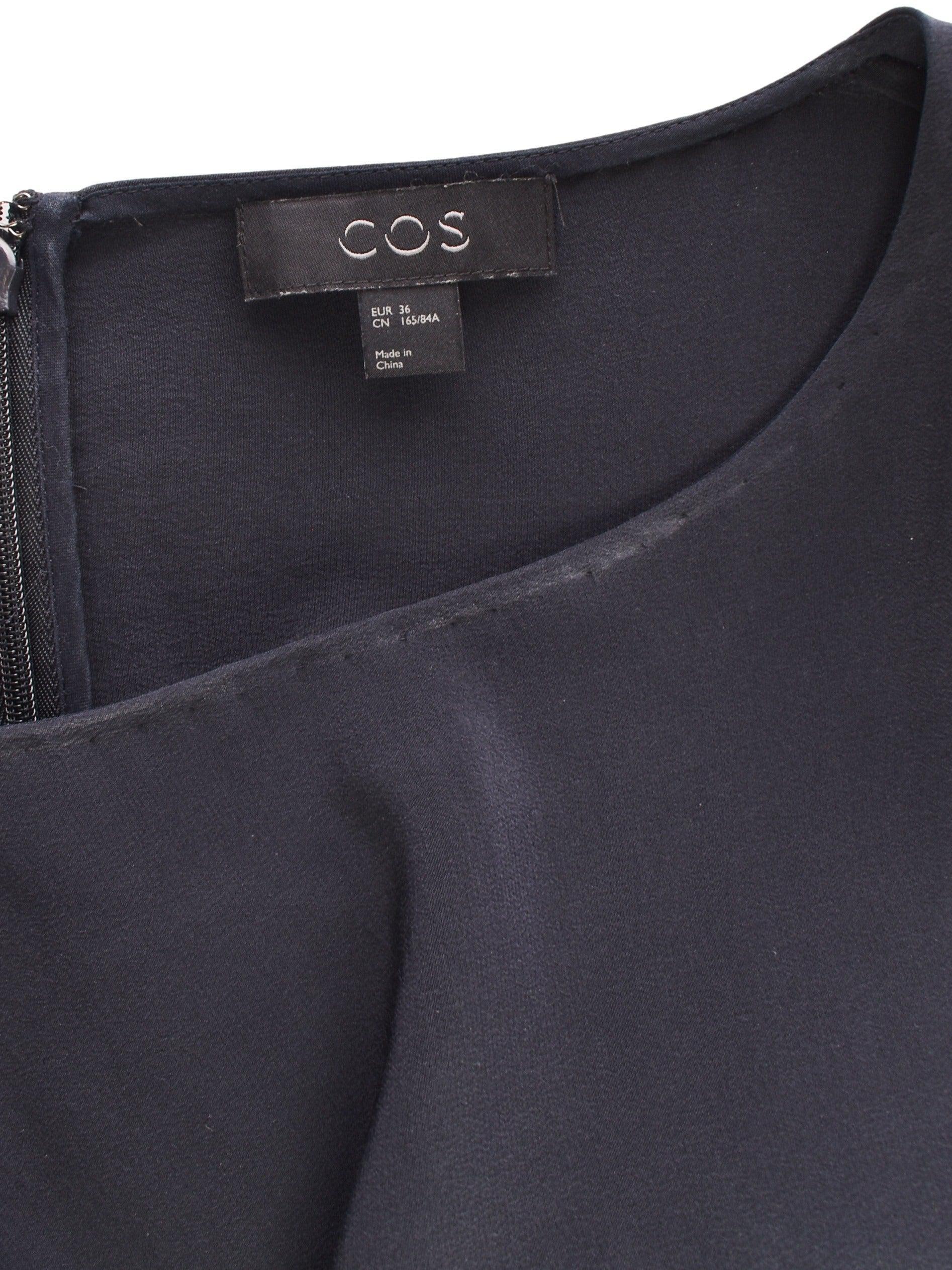 COS Kjole - 36 / Blå / Kvinde - SassyLAB Secondhand