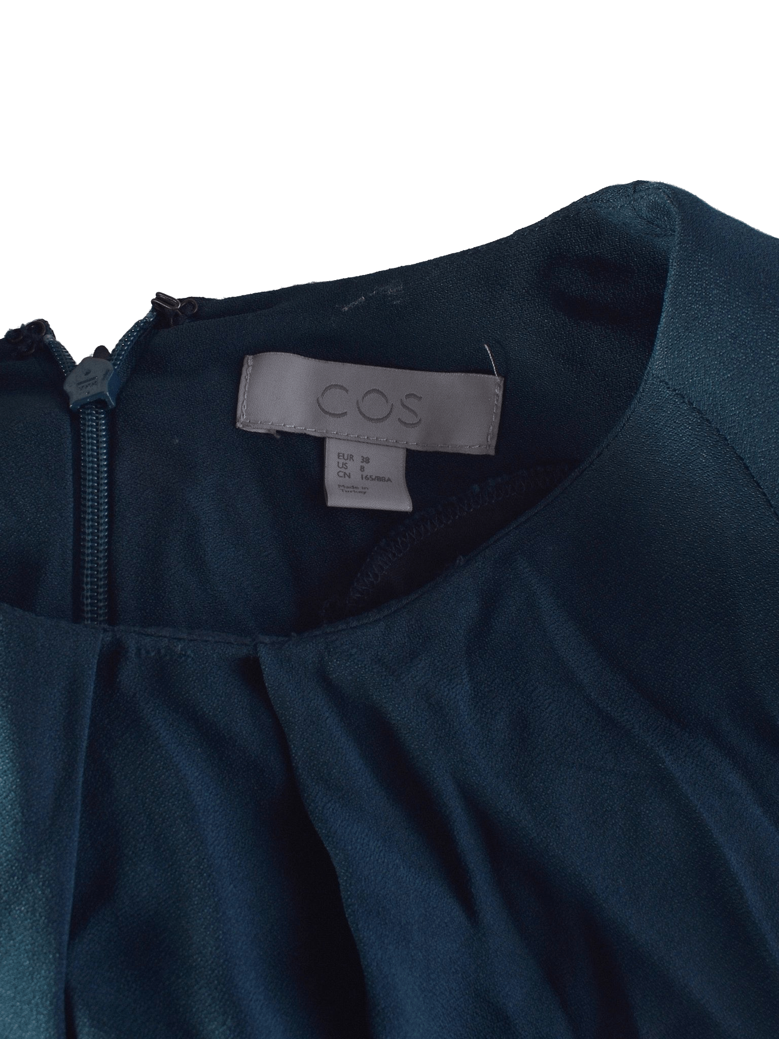 COS Kjole - 38 / Blå / Kvinde - SassyLAB Secondhand