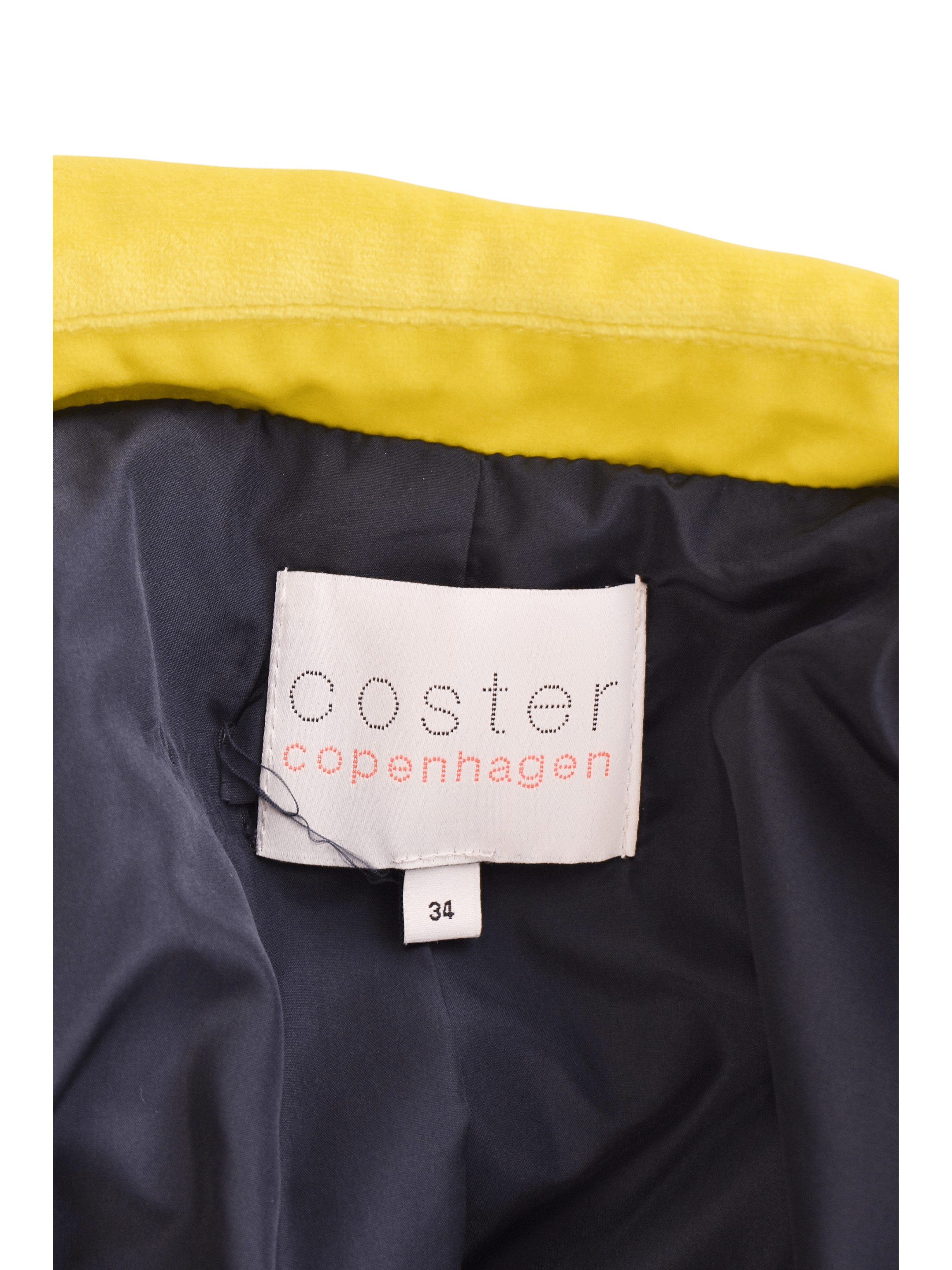 Coster Blazer - 34 / Gul / Kvinde - SassyLAB Secondhand