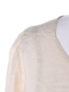 Custommade Bluse - 42 / Beige / Kvinde - SassyLAB Secondhand