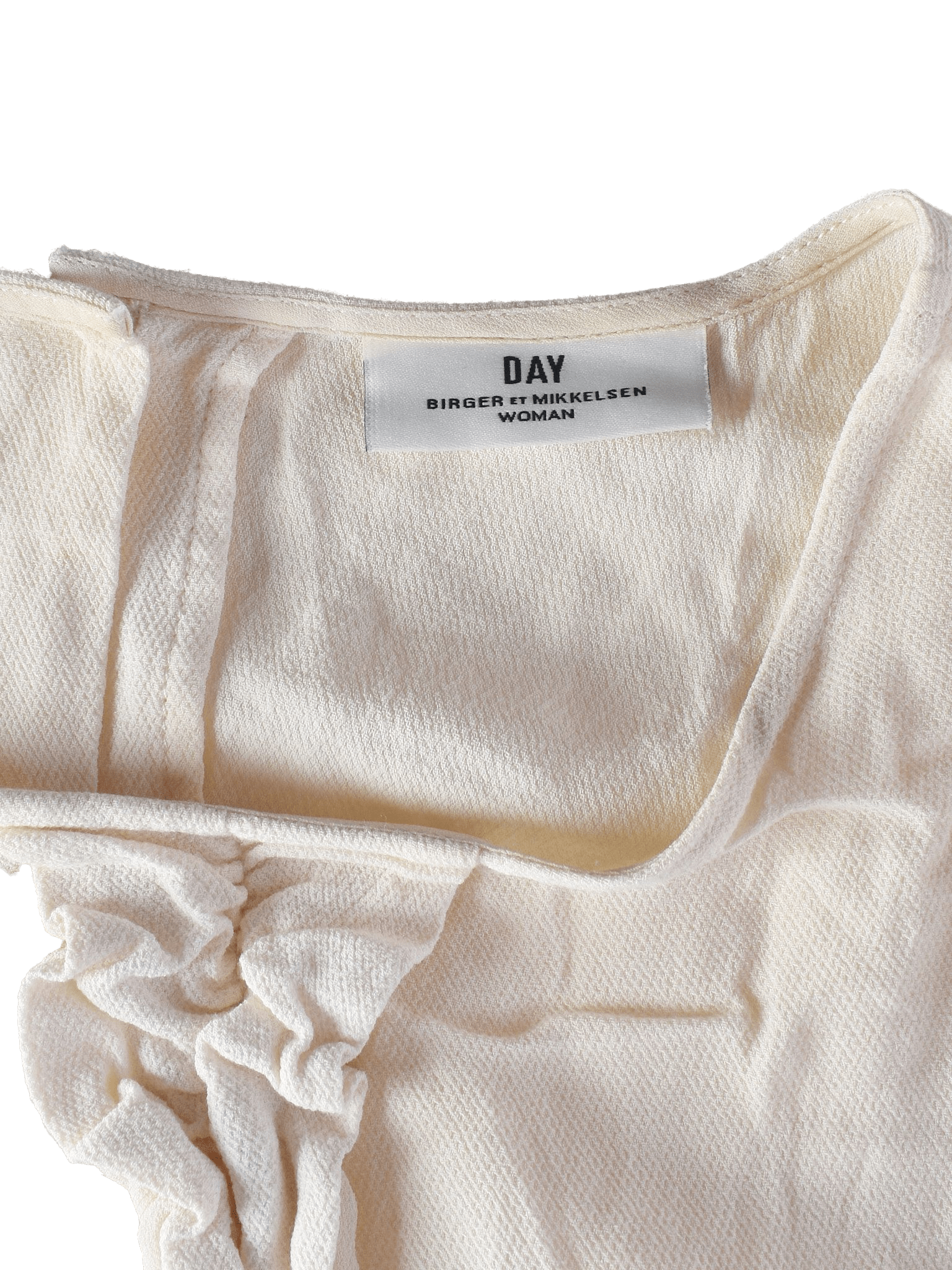 DAY Birger et Mikkelsen Bluse - 38 / Beige / Kvinde - SassyLAB Secondhand