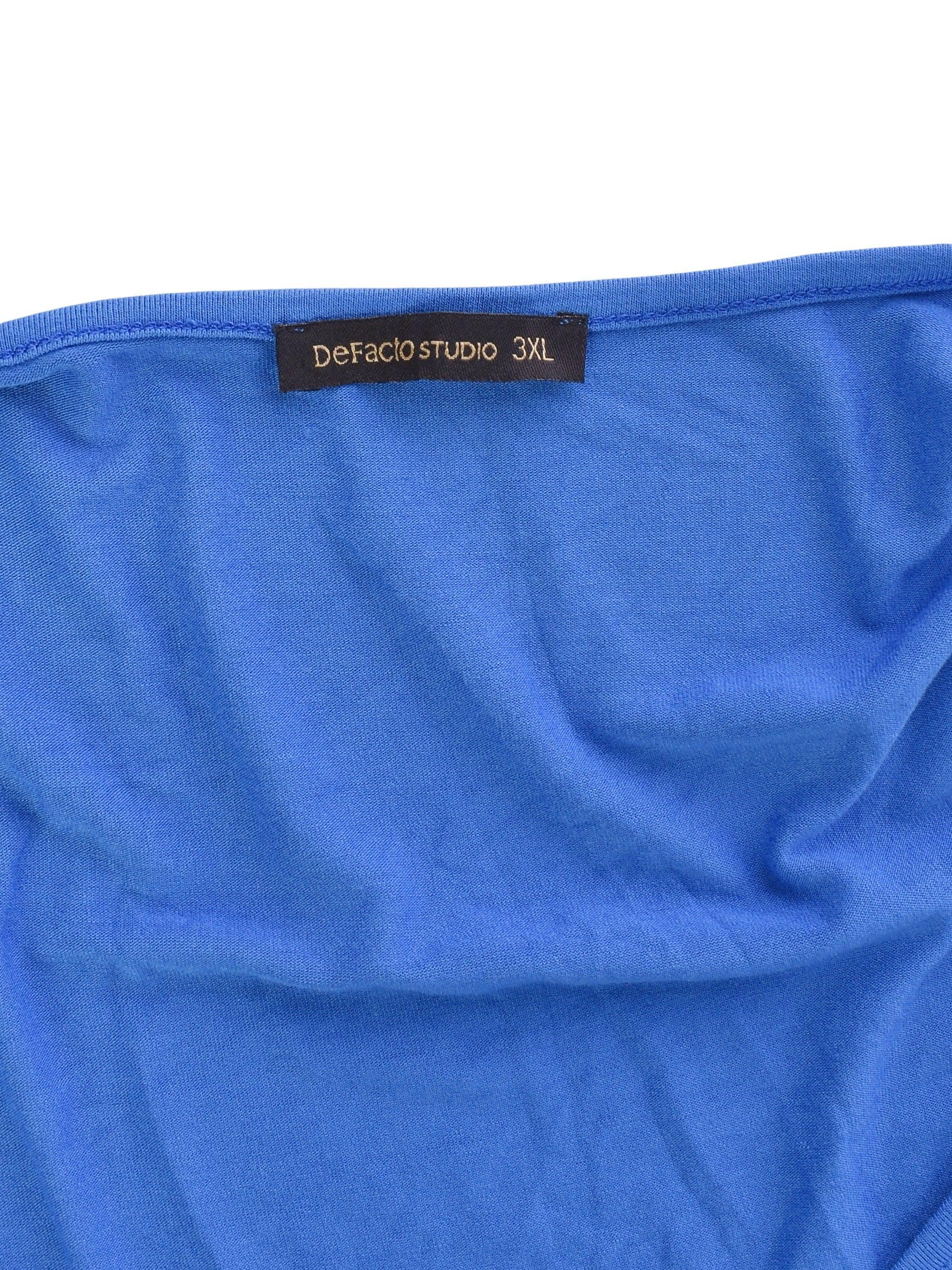 Defacto Studio Kjole - 3XL / Blå / Kvinde - SassyLAB Secondhand
