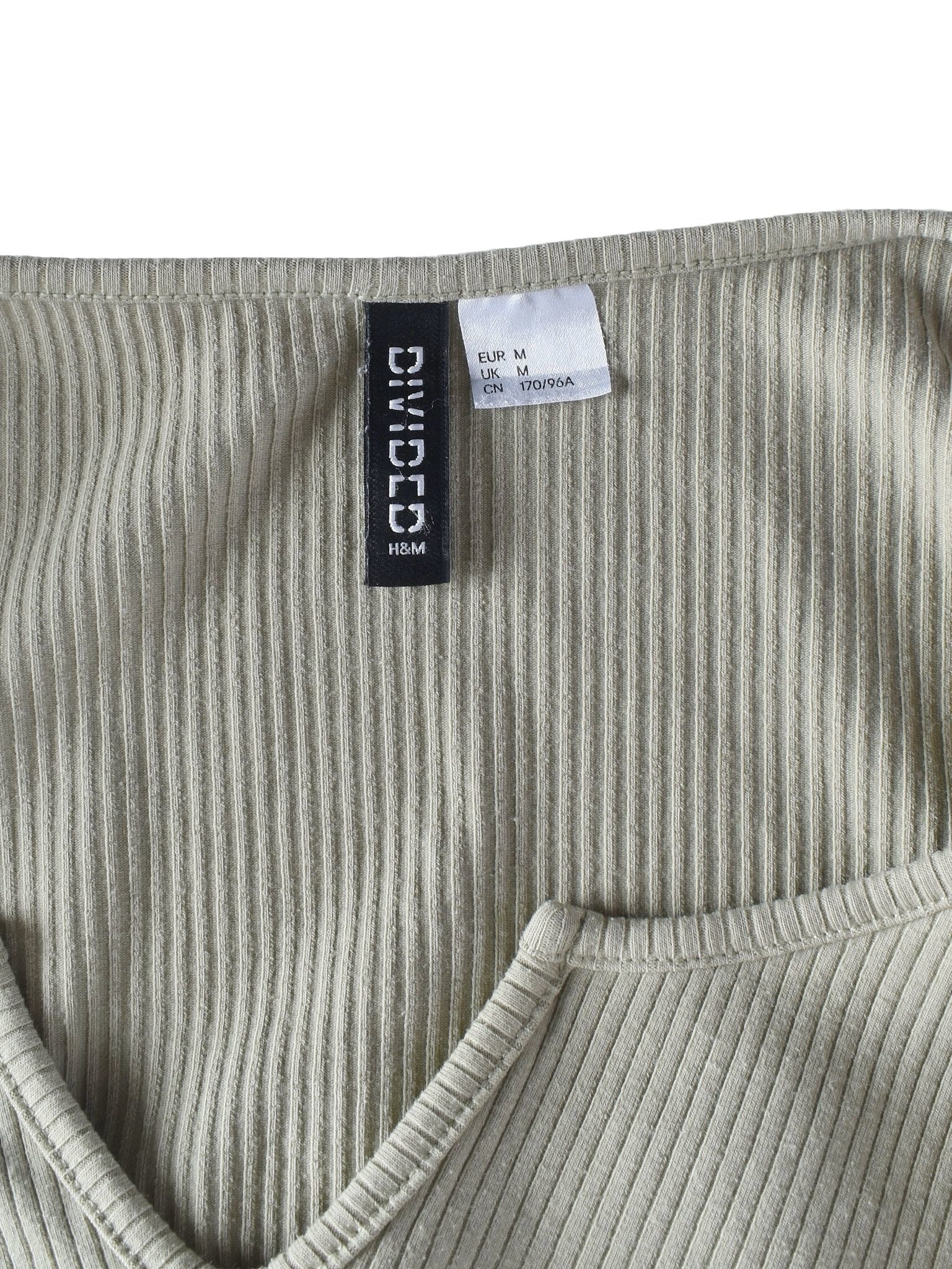 Divided Bluse - M / Grøn / Kvinde - SassyLAB Secondhand