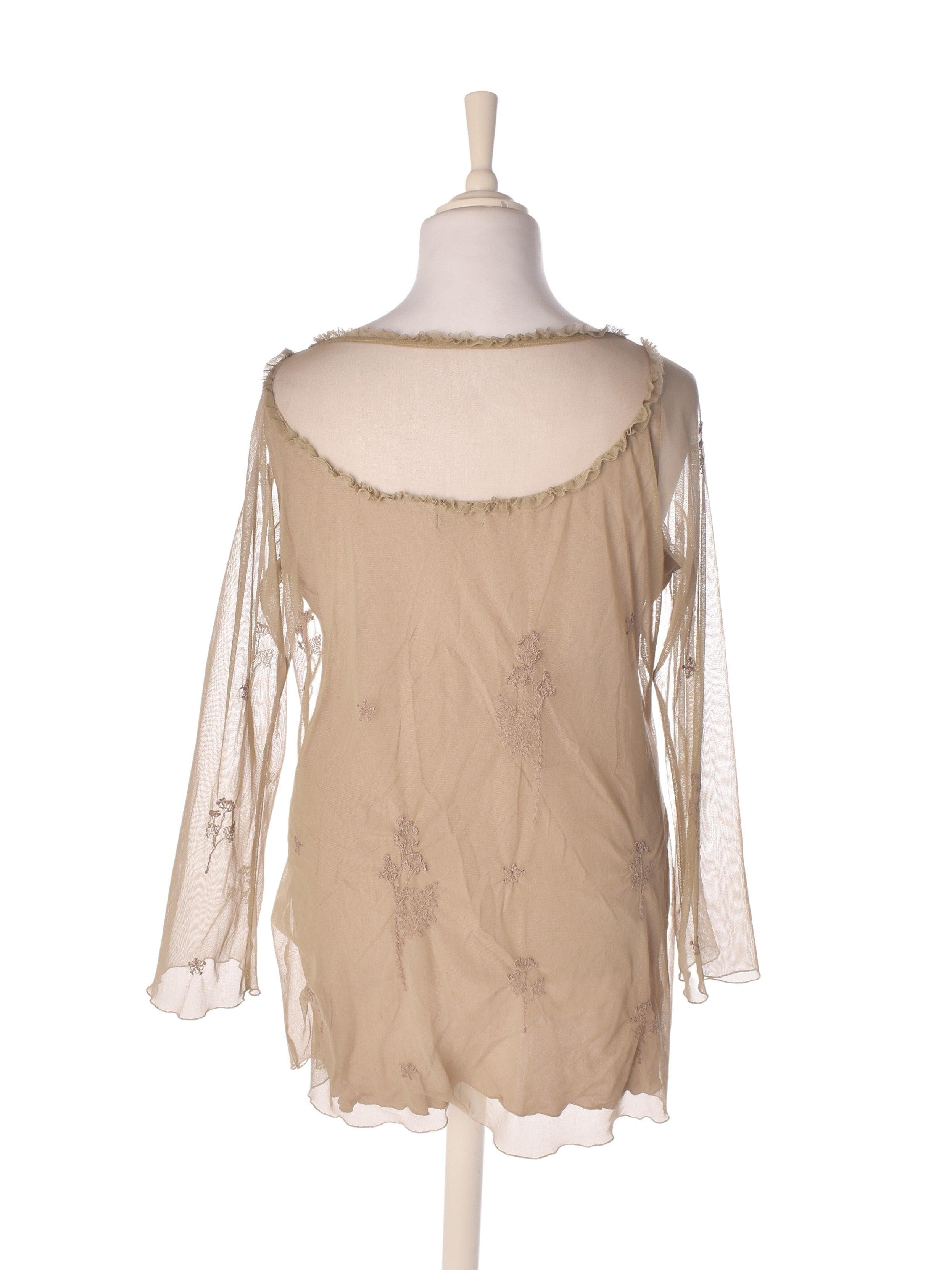 Dranella Bluse - L / Grå / Kvinde - SassyLAB Secondhand