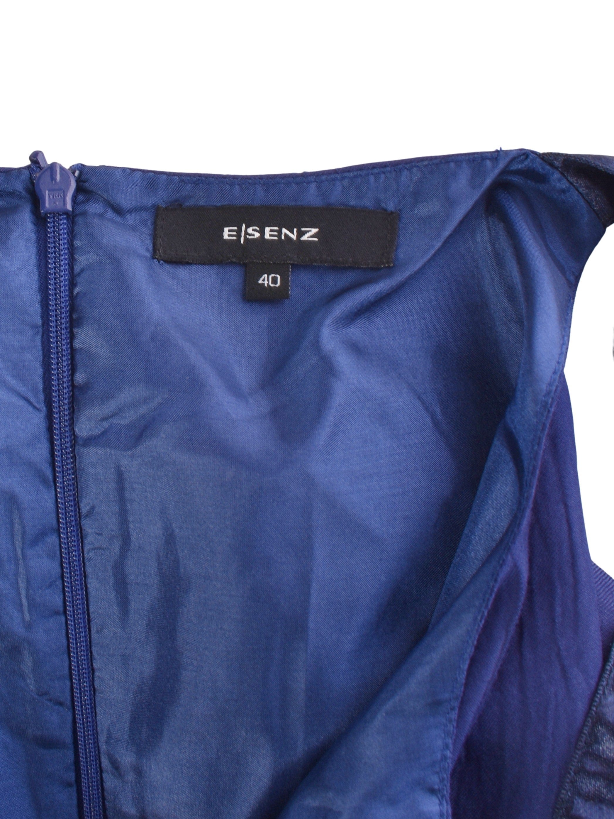 Esenz Kjole - 40 / Blå / Kvinde - SassyLAB Secondhand