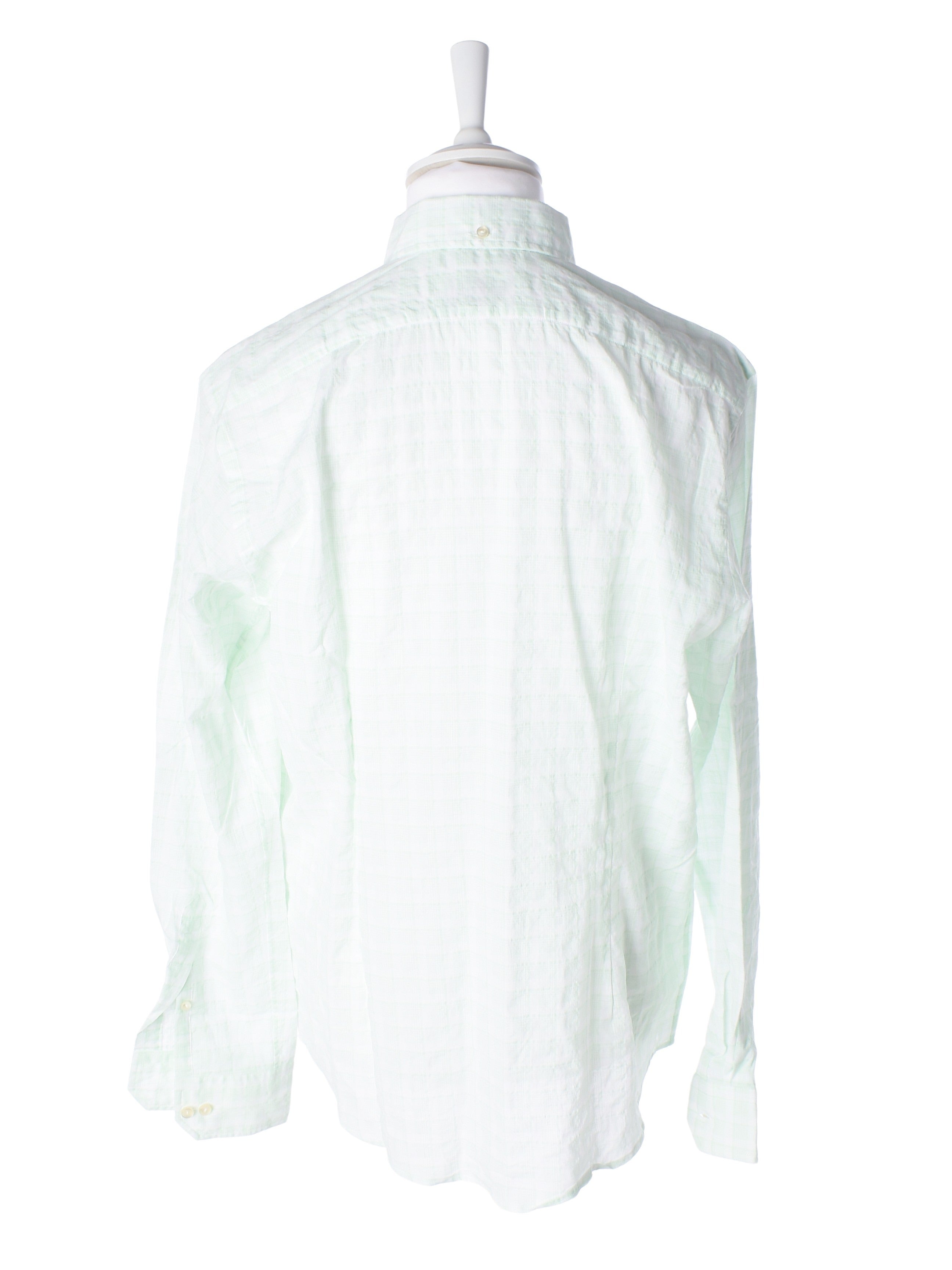 Eton Skjorte - L / Grøn / Mand - SassyLAB Secondhand