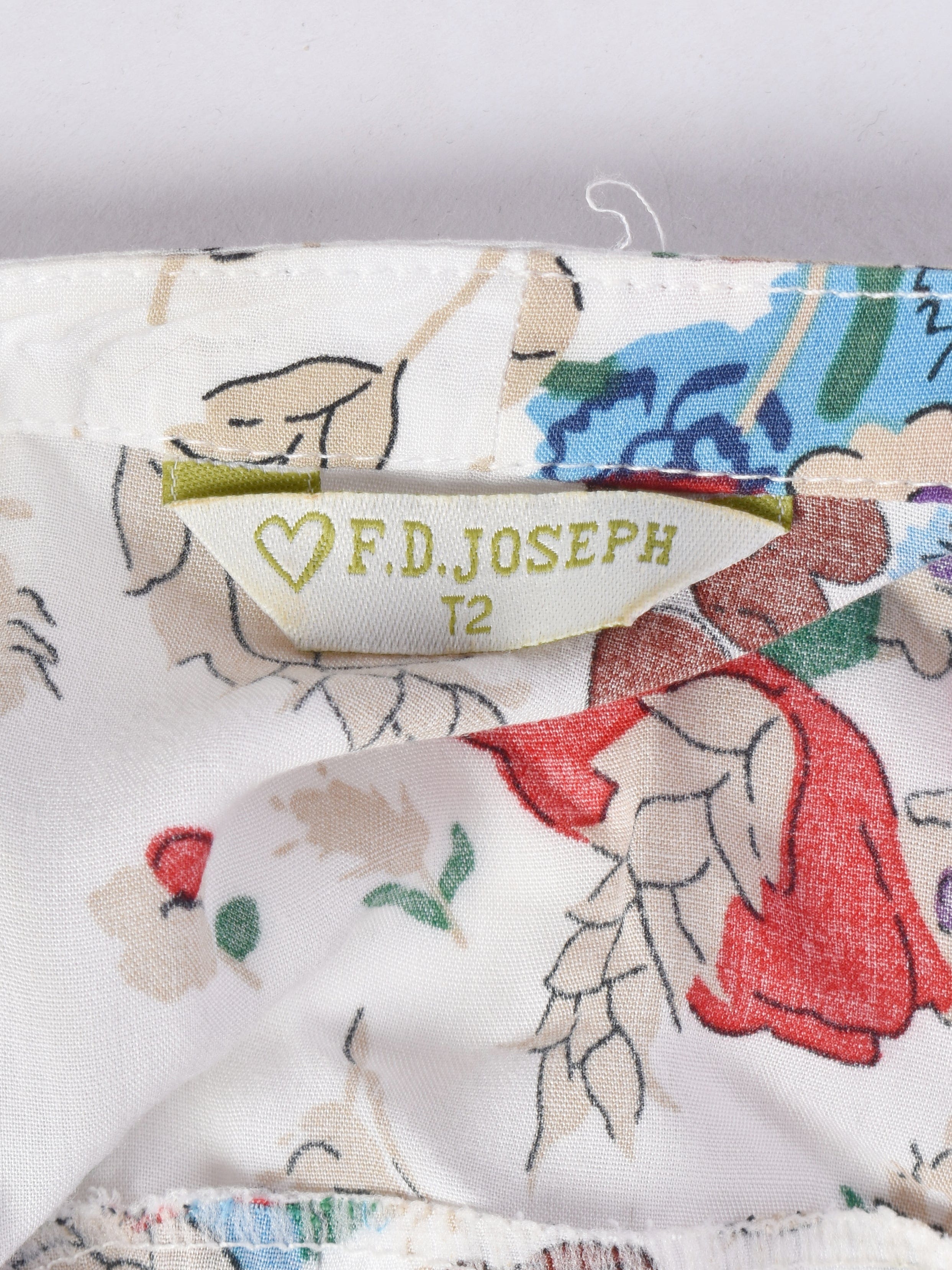 F.D Joseph Skjorte - S / Blomstret / Kvinde - SassyLAB Secondhand