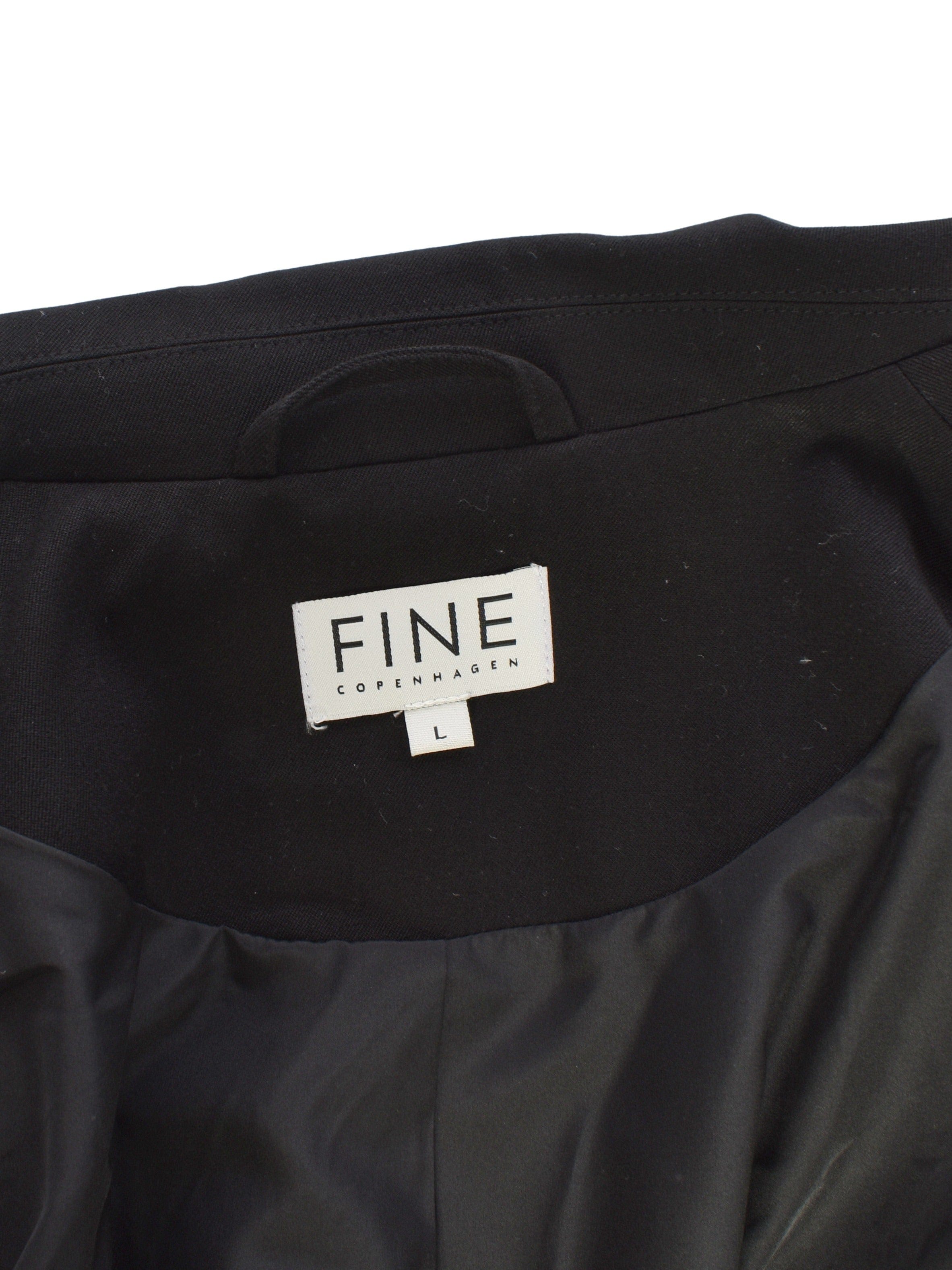 Fine Copenhagen Blazer - L / Sort / Kvinde - SassyLAB Secondhand