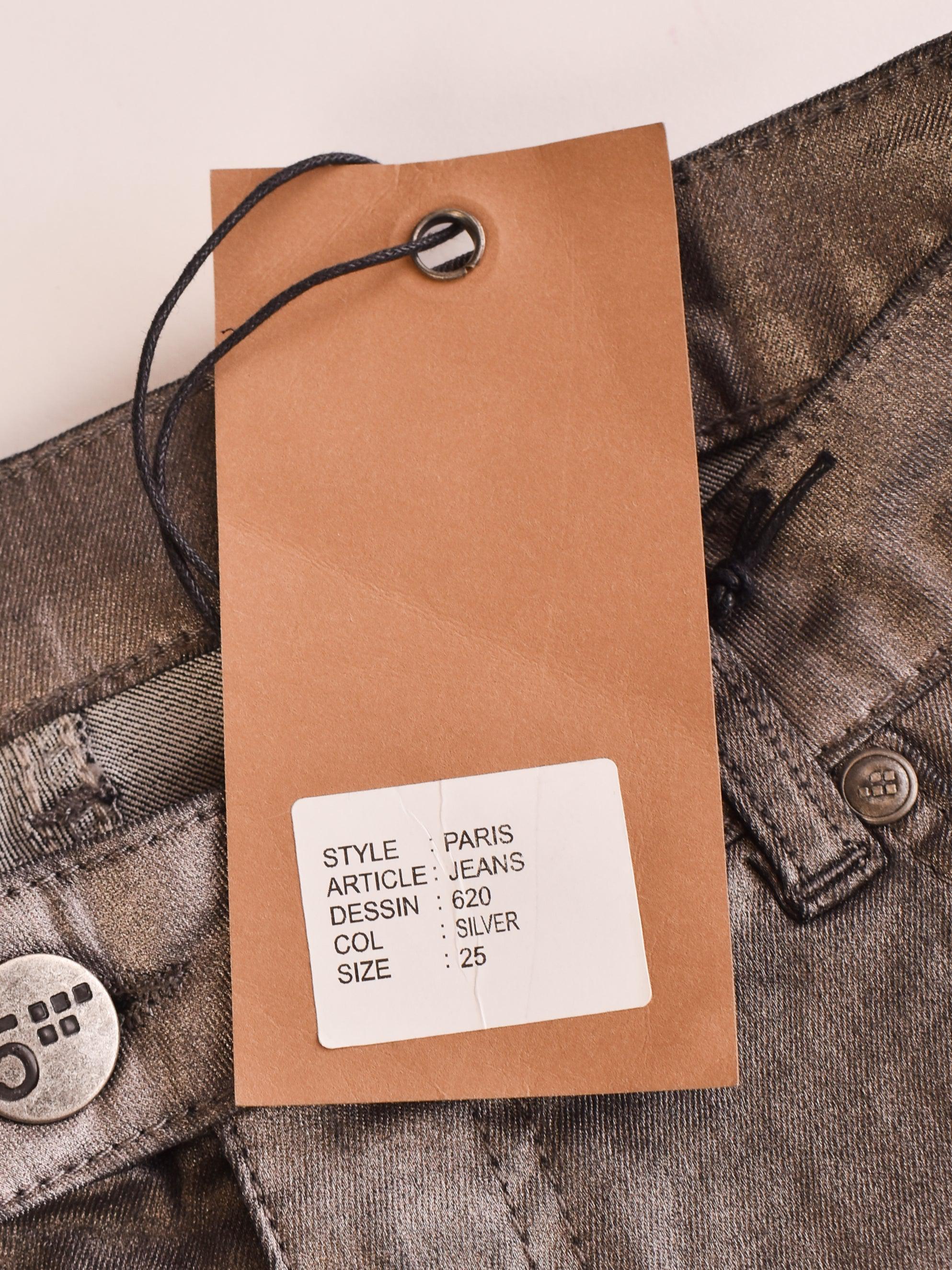 Fiveunits Jeans - XS / Sølv / Kvinde - SassyLAB Secondhand