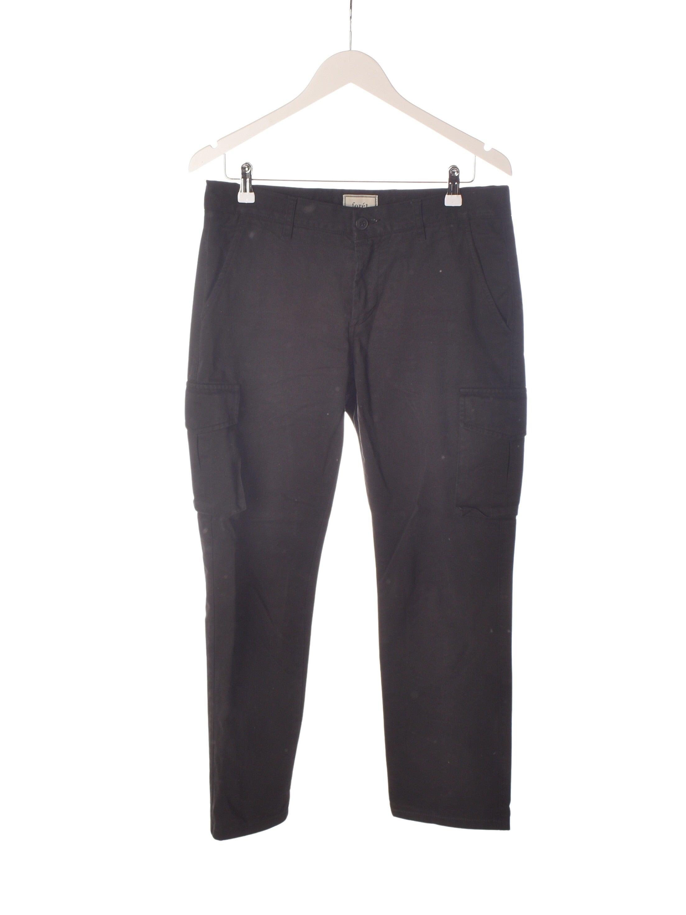 Foret Cargo Bukser - 30 / Sort / Mand - SassyLAB Secondhand