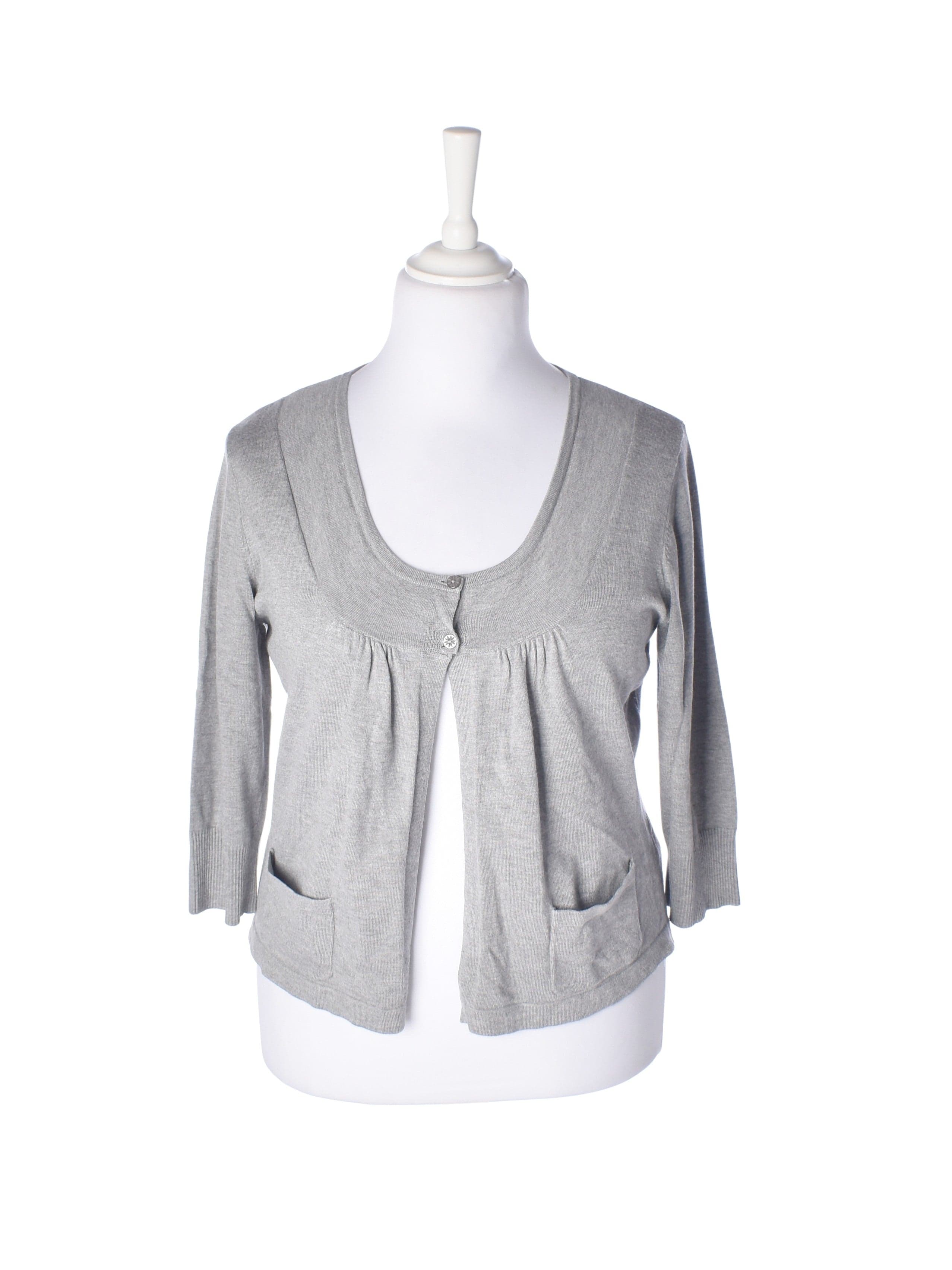 Fransa Cardigan - XL / Grå / Kvinde - SassyLAB Secondhand