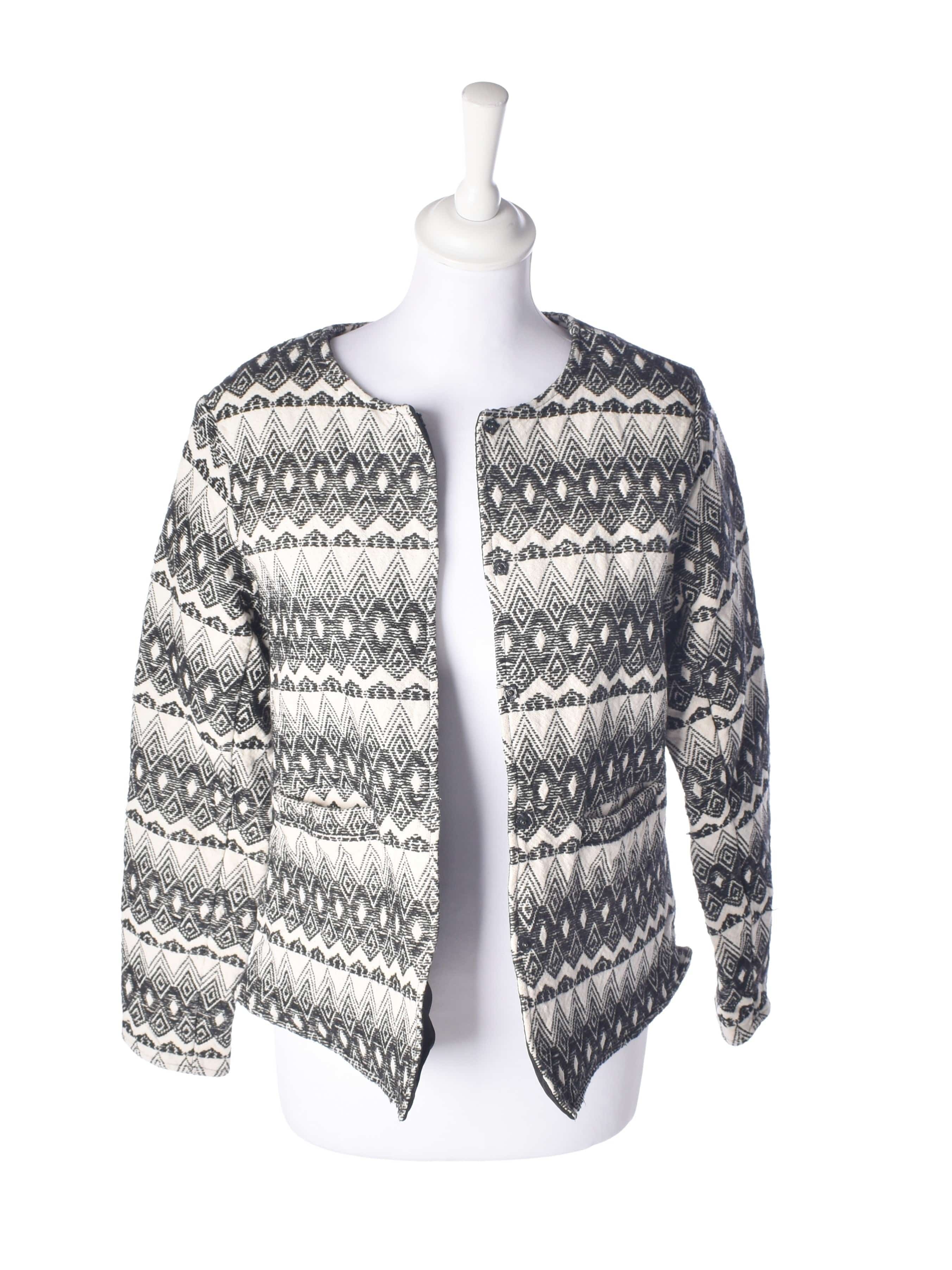 Fransa Jakke - 40 / Hvid / Kvinde - SassyLAB Secondhand