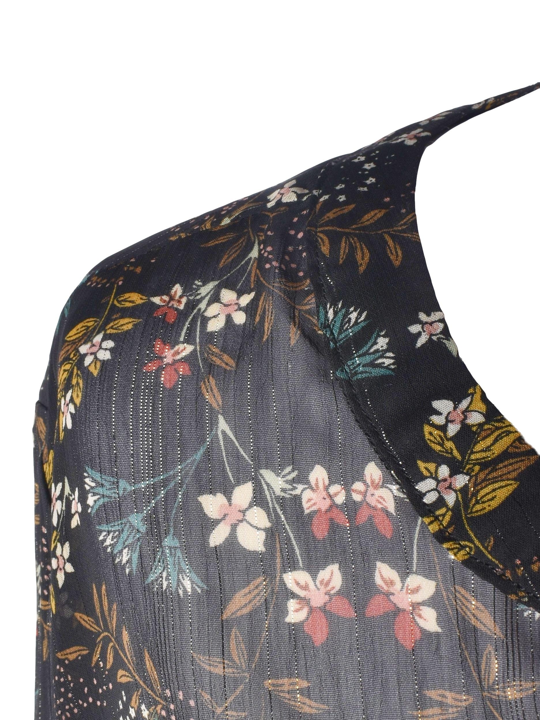 Fransa Skjorte - M / Blomstret / Kvinde - SassyLAB Secondhand