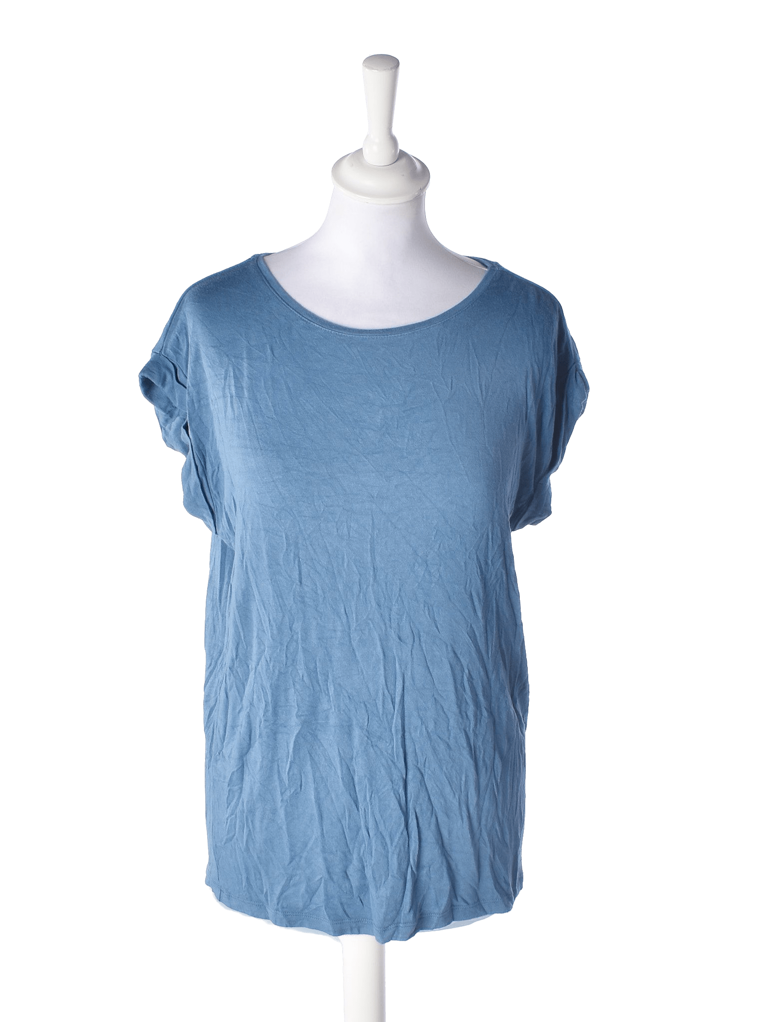 Friendtex T-Shirt - M / Blå / Kvinde - SassyLAB Secondhand