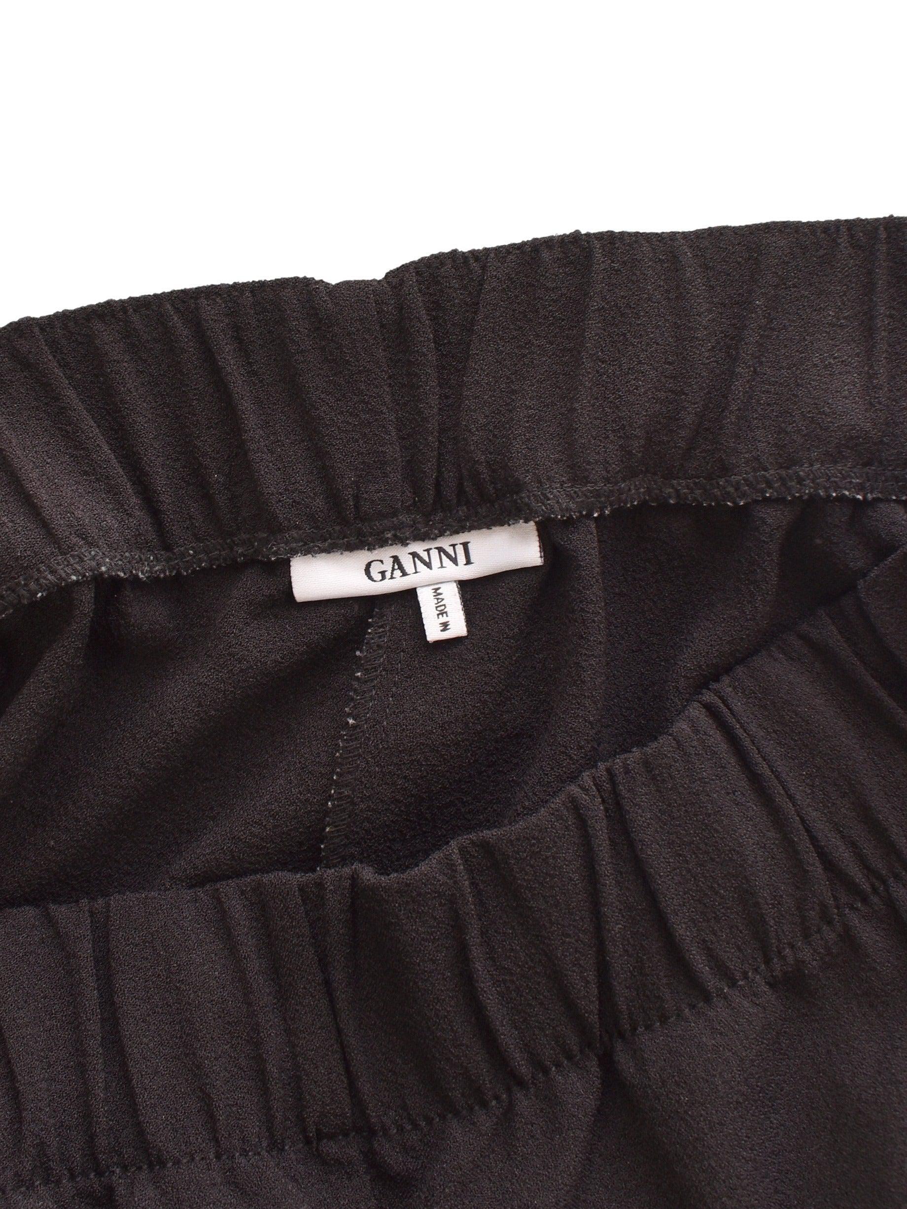 Ganni Bukser - 36 / Sort / Kvinde - SassyLAB Secondhand