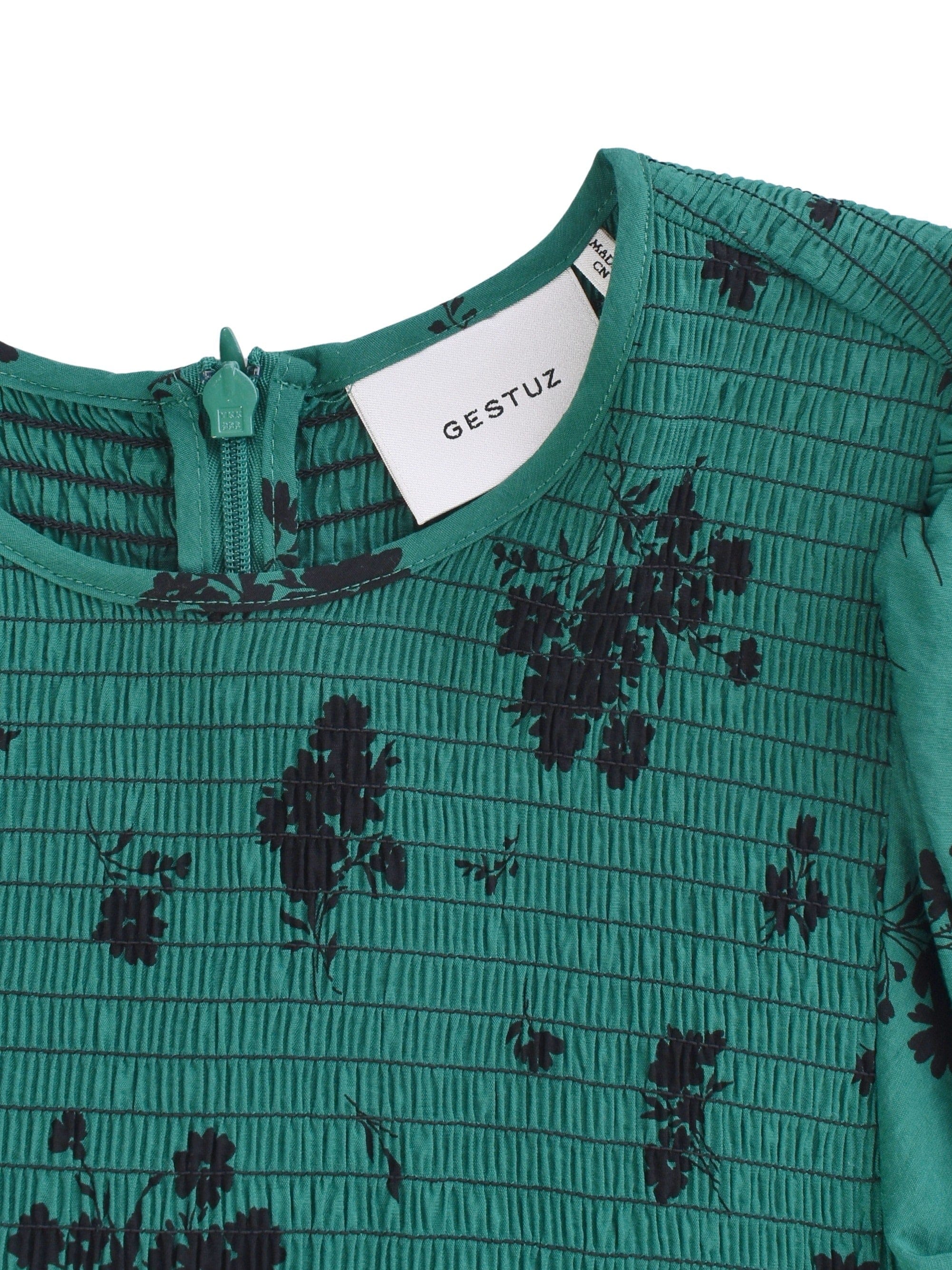 Gestuz Kjole - 34 / Grøn / Kvinde - SassyLAB Secondhand