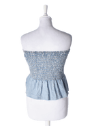 Gina Tricot Top - S / Blå / Kvinde - SassyLAB Secondhand