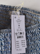 Gina Tricot Top - S / Blå / Kvinde - SassyLAB Secondhand