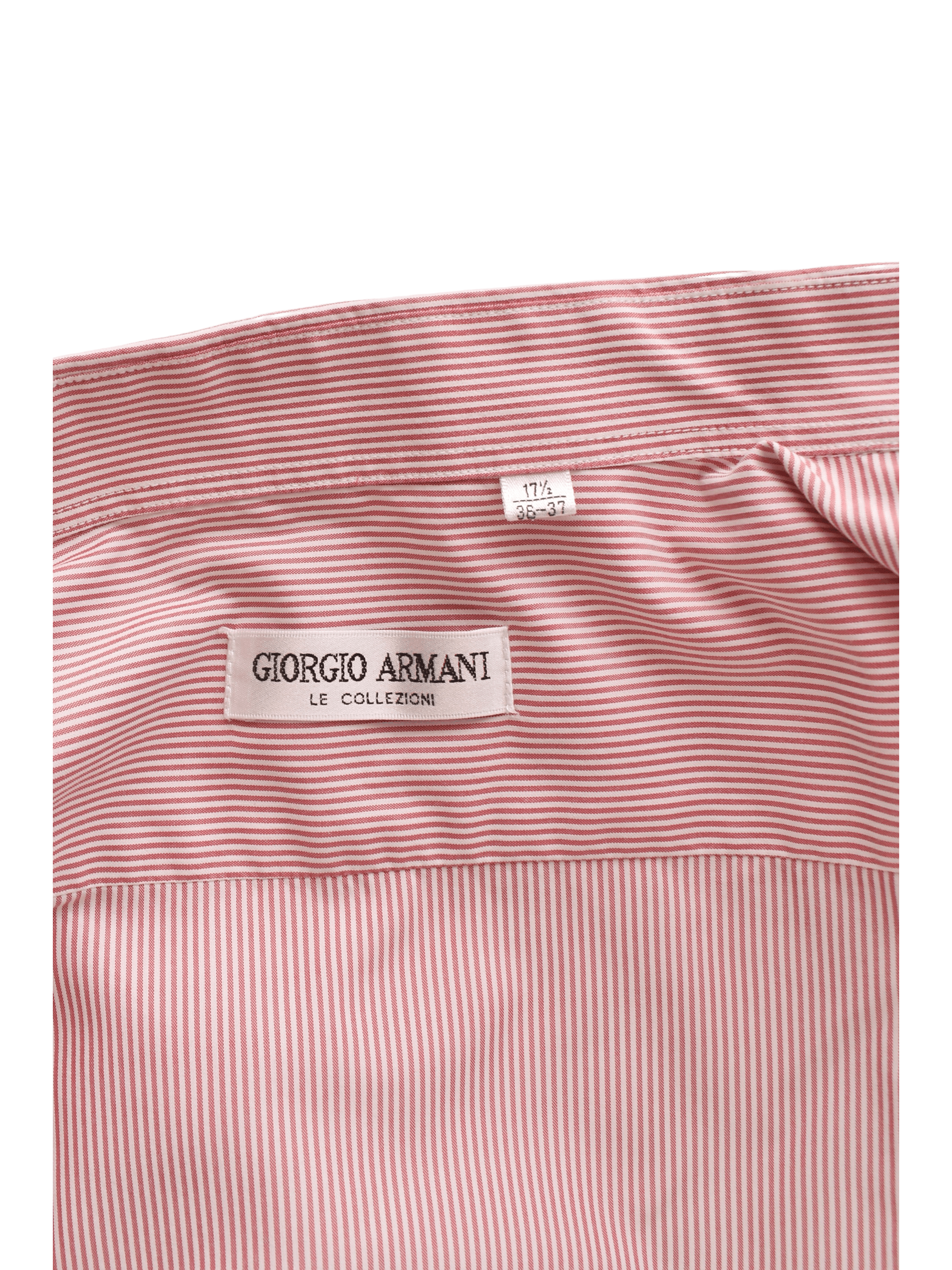 Giorgio Armani Skjorte - L / Rød / Mand - SassyLAB Secondhand