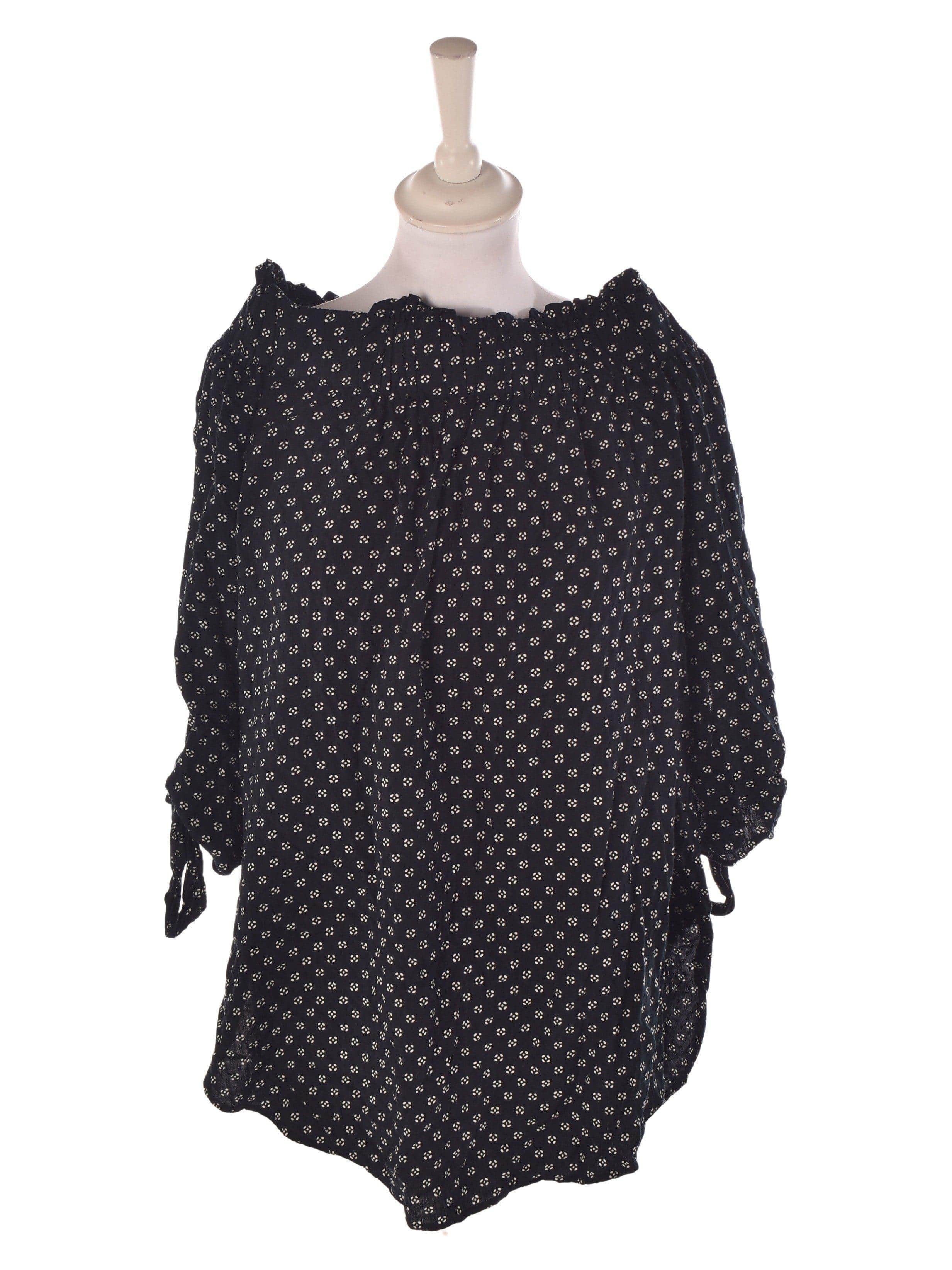 H&M Bluse - 36 / Sort / Kvinde - SassyLAB Secondhand