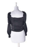 H&M Divided Crop top - 40 / Sort / Kvinde - SassyLAB Secondhand