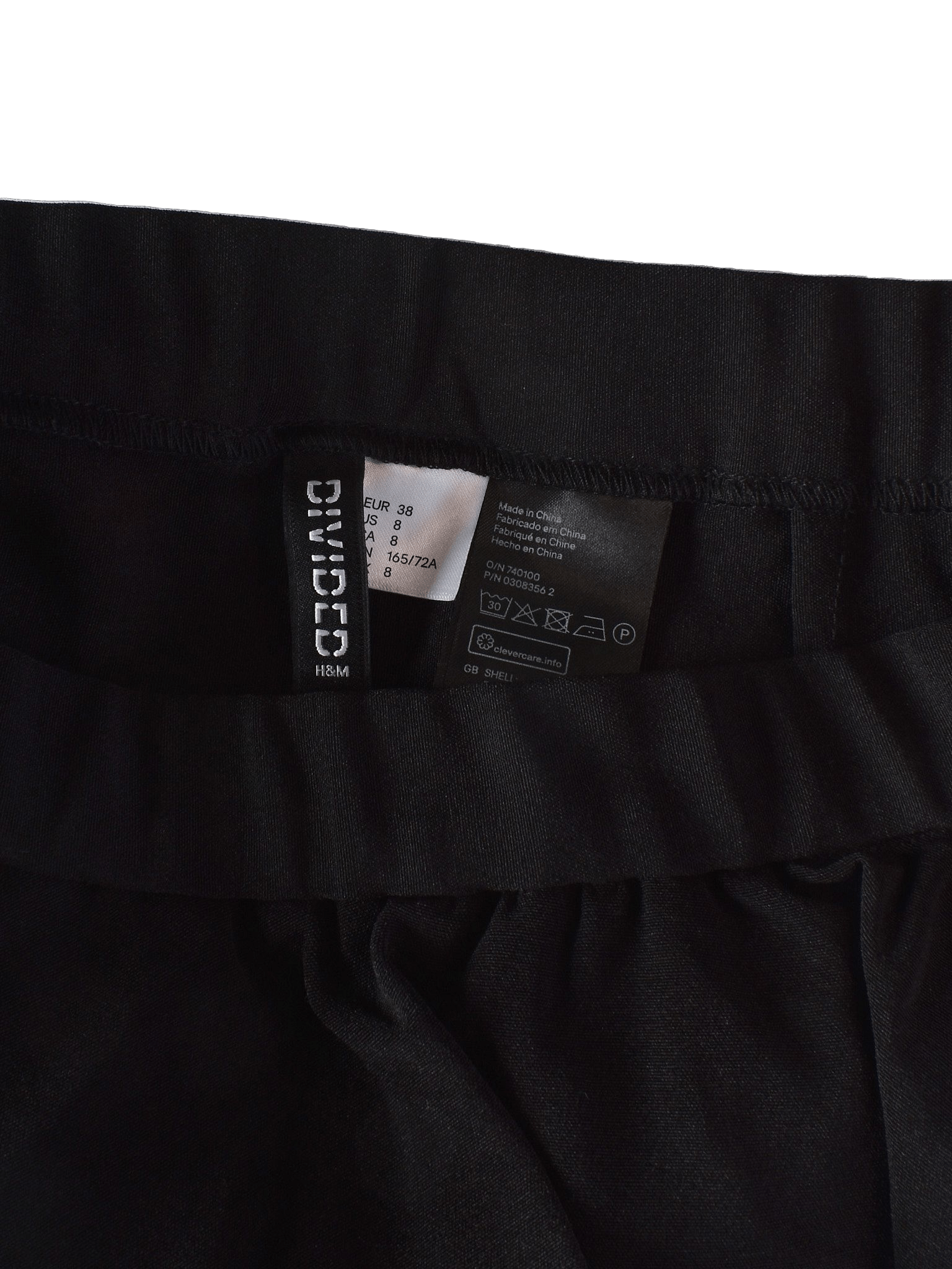 H&M Divided Nederdel - 38 / Sort / Kvinde - SassyLAB Secondhand