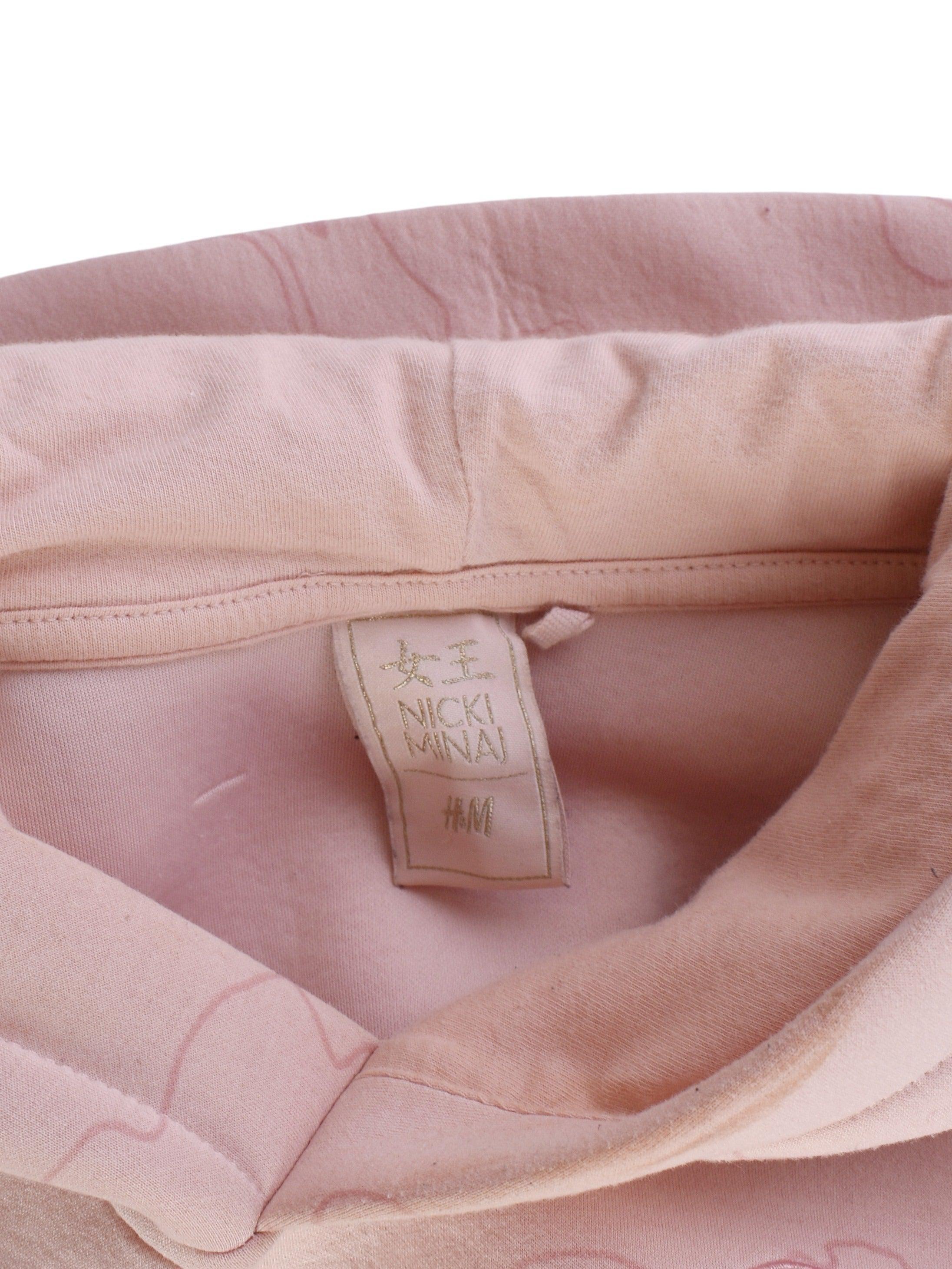 H&M Hoodie - XS / Pink / Kvinde - SassyLAB Secondhand