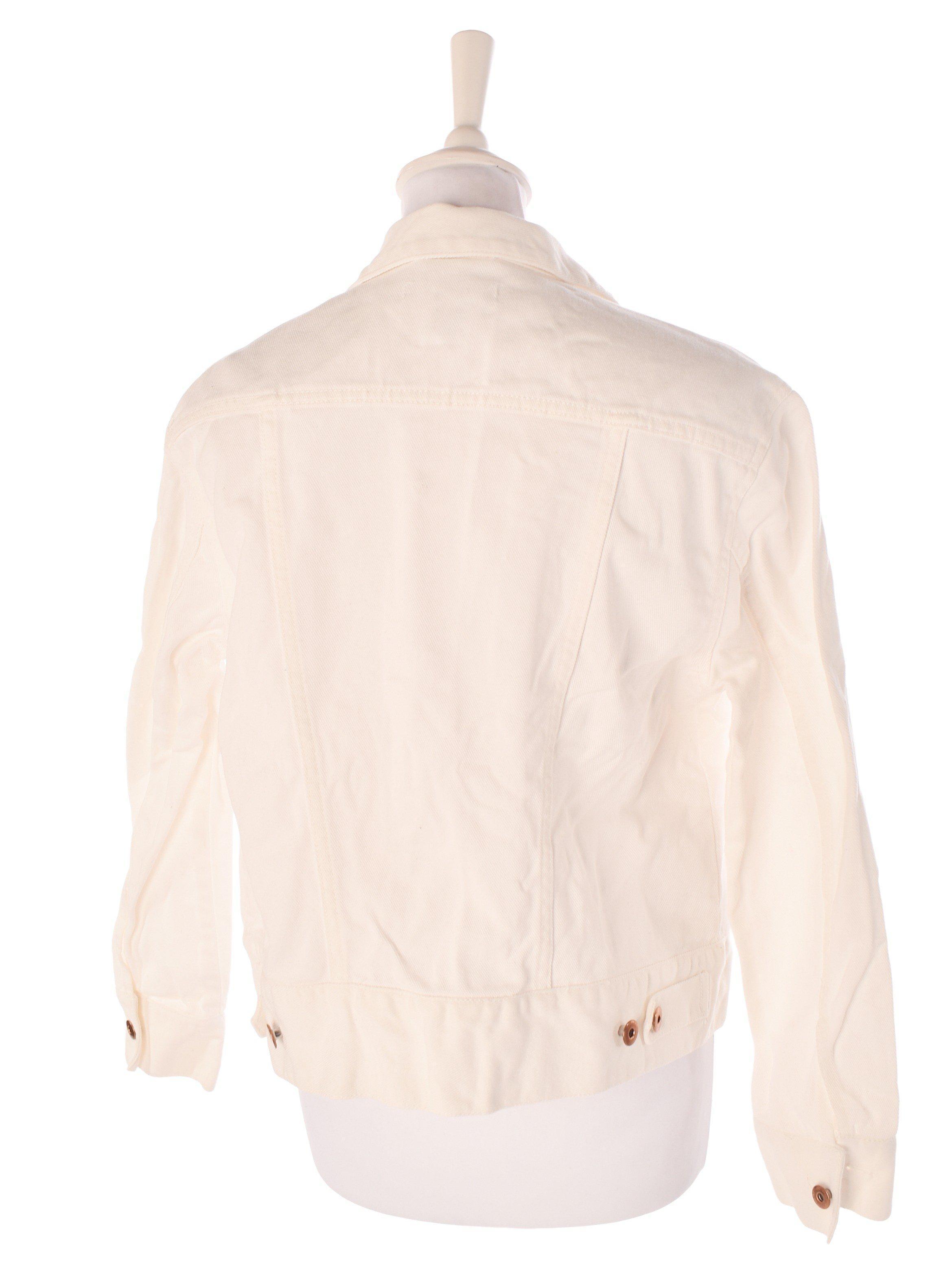 H&M Jakke - 36 / Hvid / Kvinde - SassyLAB Secondhand