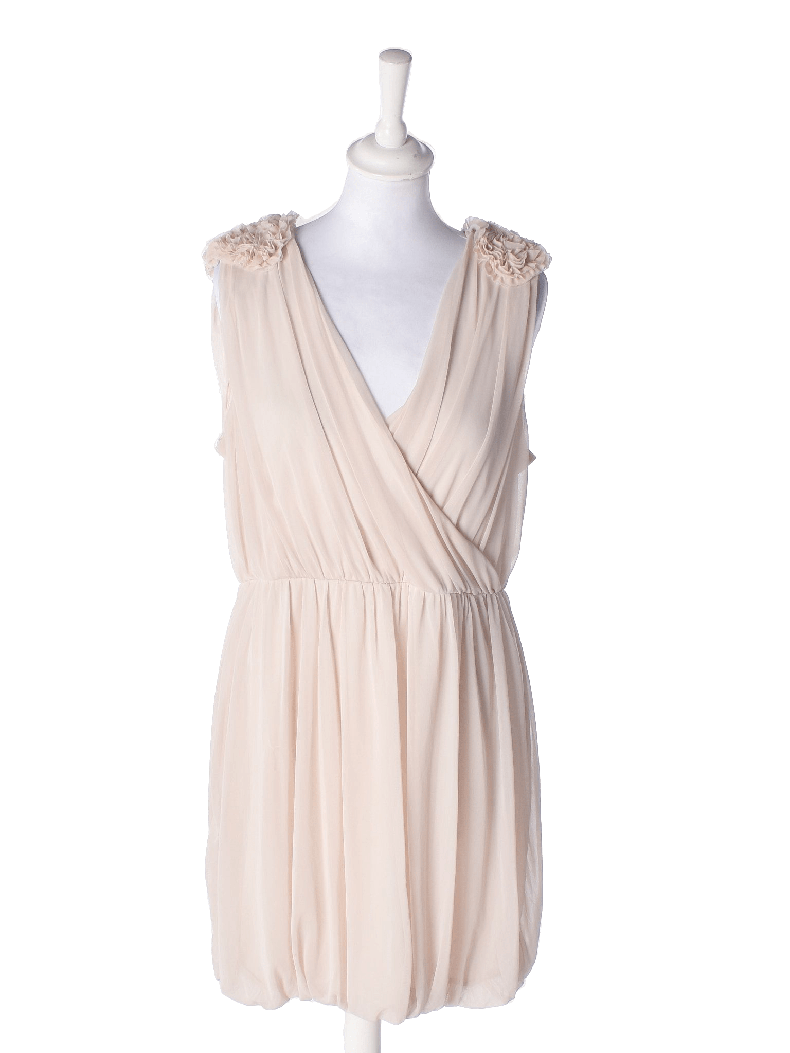 H&M Kjole - M / Beige / Kvinde - SassyLAB Secondhand