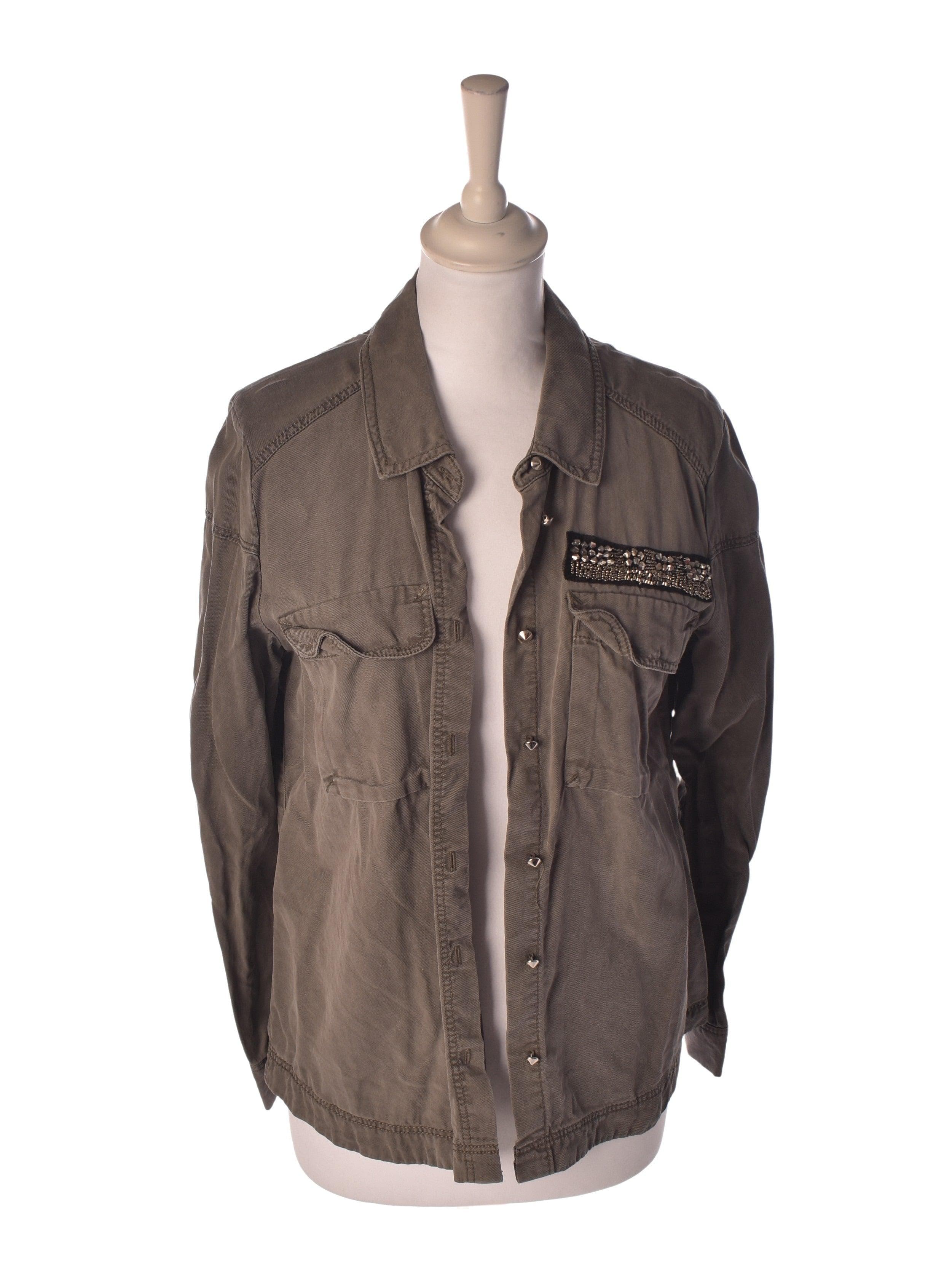 H&M Skjorte - 36 / Grøn / Kvinde - SassyLAB Secondhand