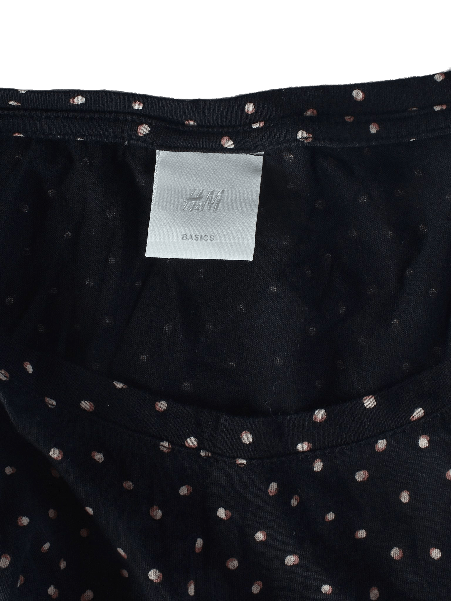 H&M T-Shirt - XS / Sort / Kvinde - SassyLAB Secondhand