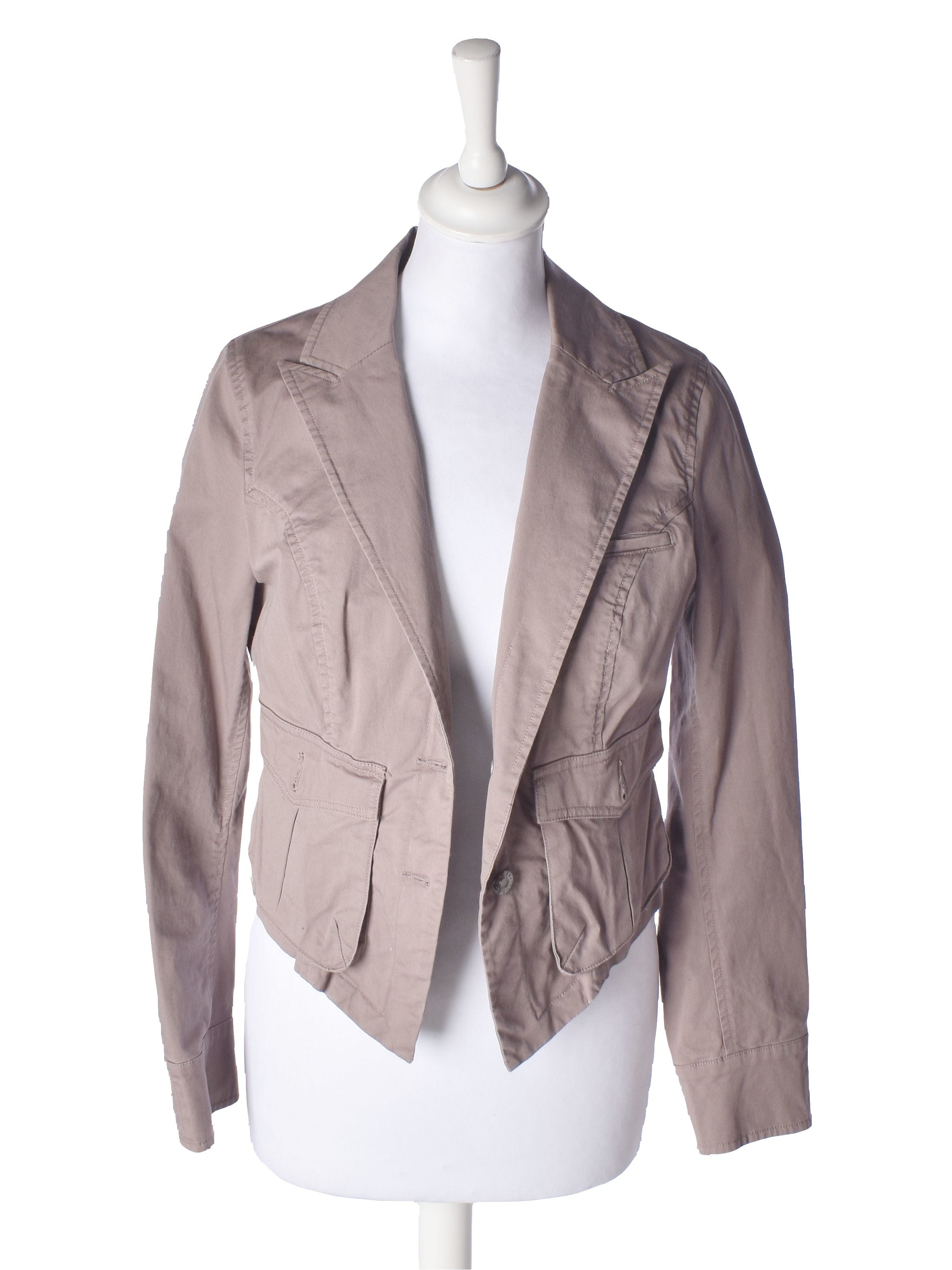 InWear Jakke - 34 / Mud / Kvinde - SassyLAB Secondhand