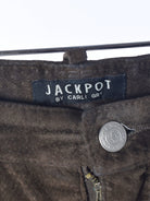 Jackpot Ruskinds Bukser - 29 / Brun / Kvinde - SassyLAB Secondhand
