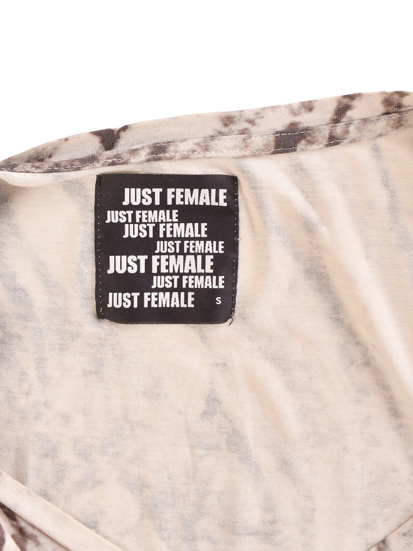 Just Female Kjole - S / Brun / Kvinde - SassyLAB Secondhand