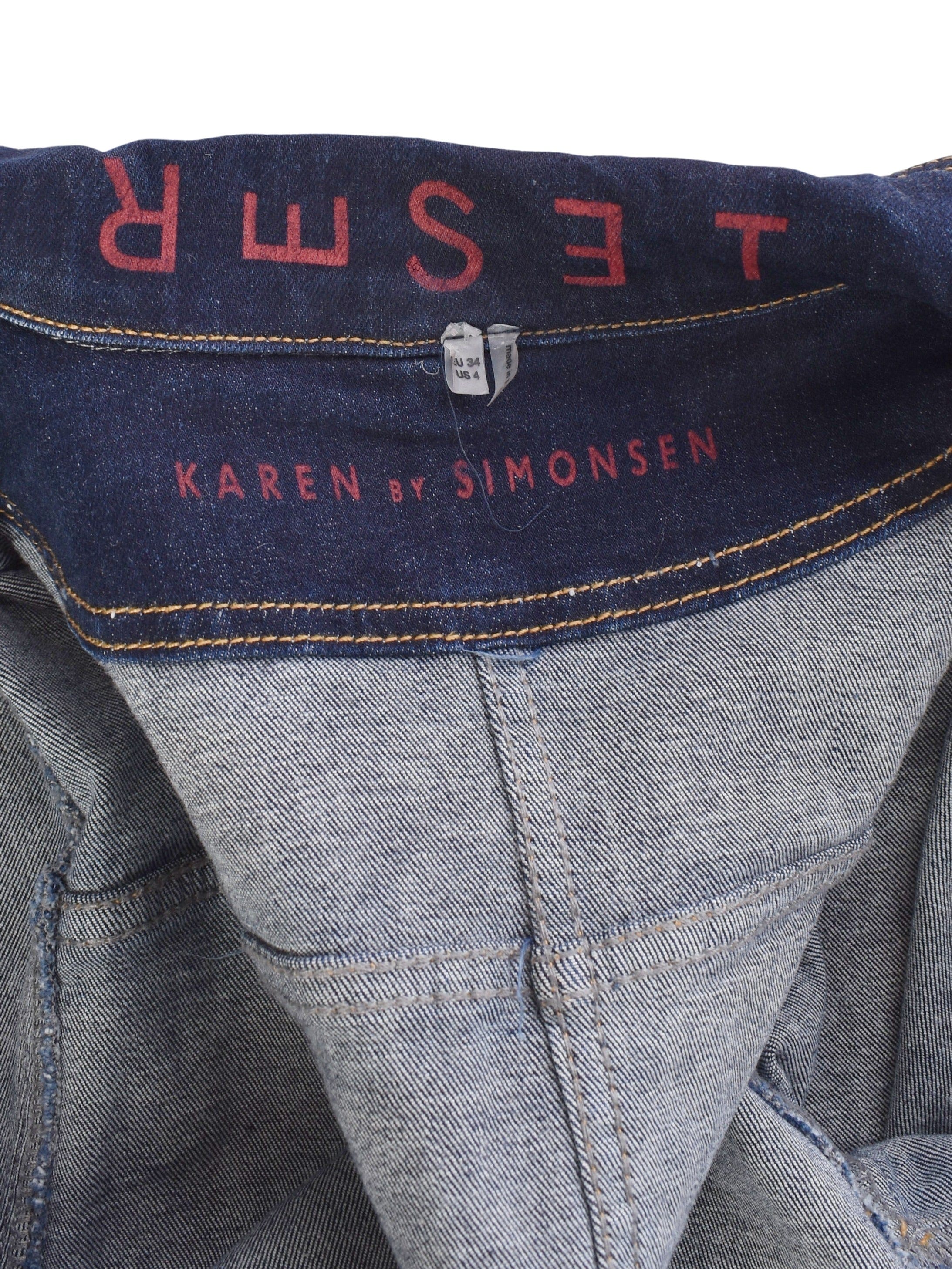 Karen by Simonsen Jakke - 34 / Blå / Kvinde - SassyLAB Secondhand