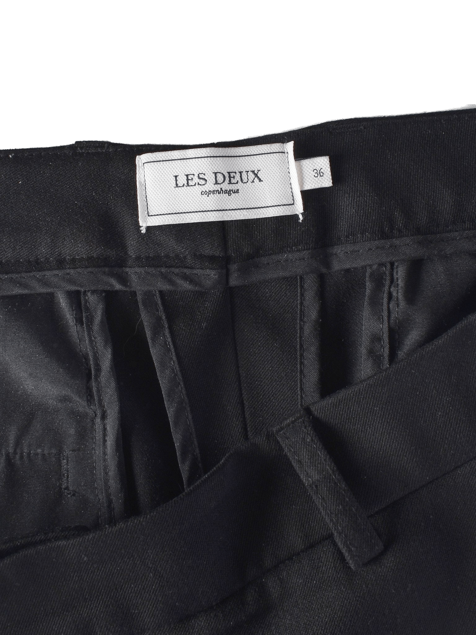 Les Deux Bukser - 36 / Sort / Mand - SassyLAB Secondhand
