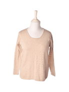 Lise Sandahl Sweater - M / Beige / Kvinde - SassyLAB Secondhand