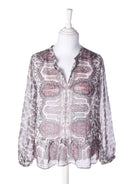 Maison Scotch Bluse - XXL / Rød / Kvinde - SassyLAB Secondhand