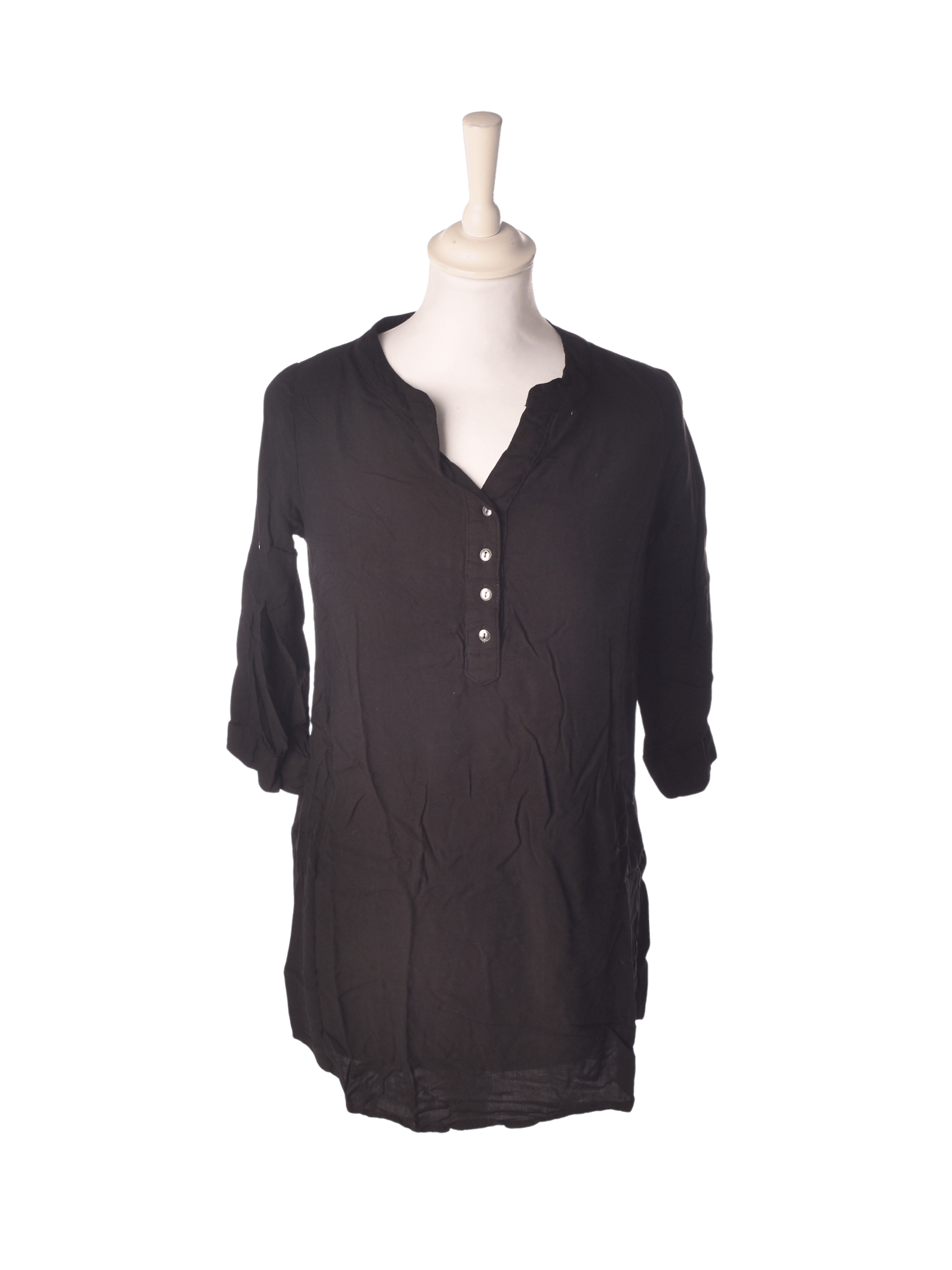 MAMA.LICIOUS Bluse - XS / Sort / Kvinde - SassyLAB Secondhand