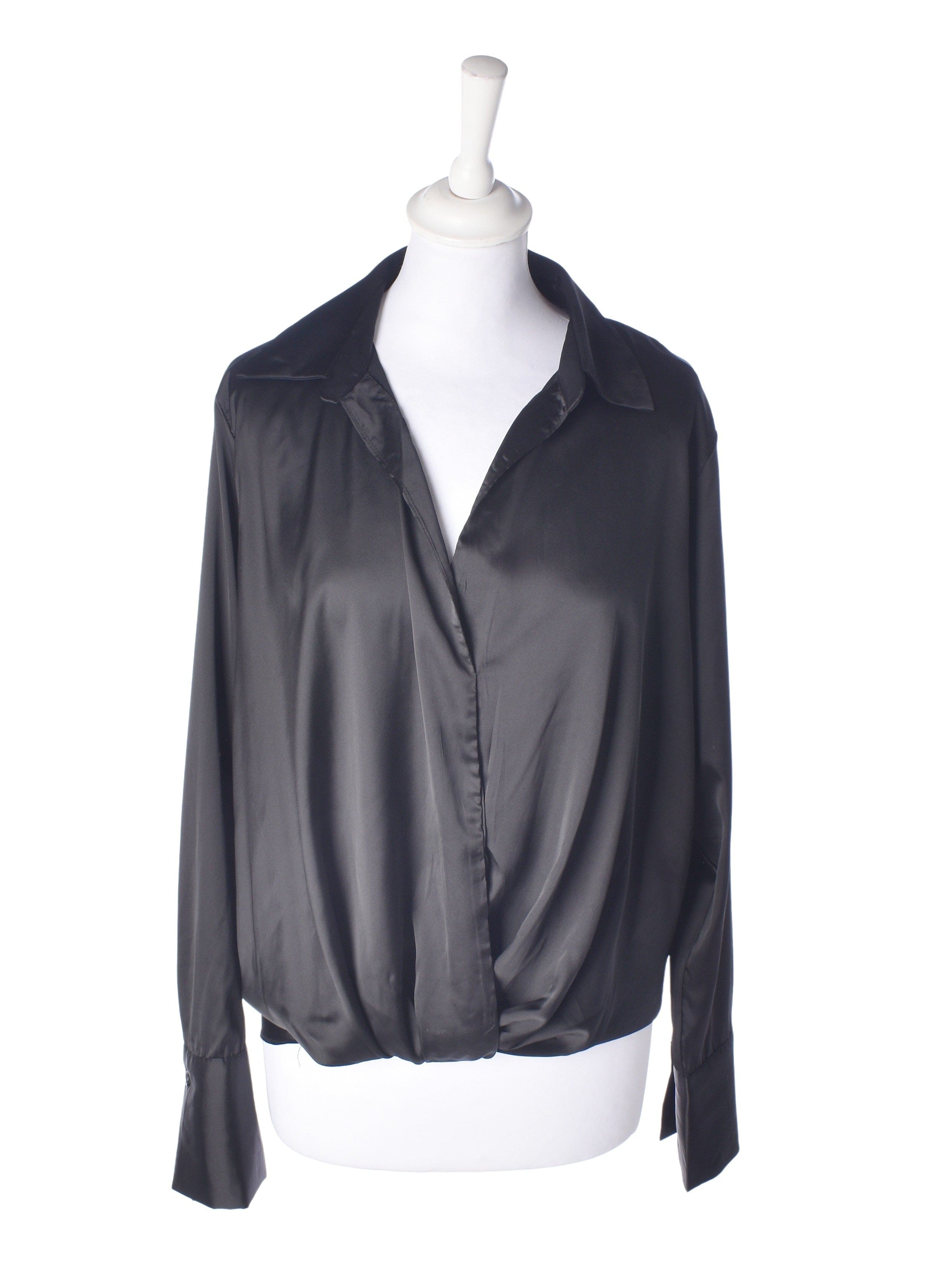 Mapp Jeans Bluse - M / Sort / Kvinde - SassyLAB Secondhand