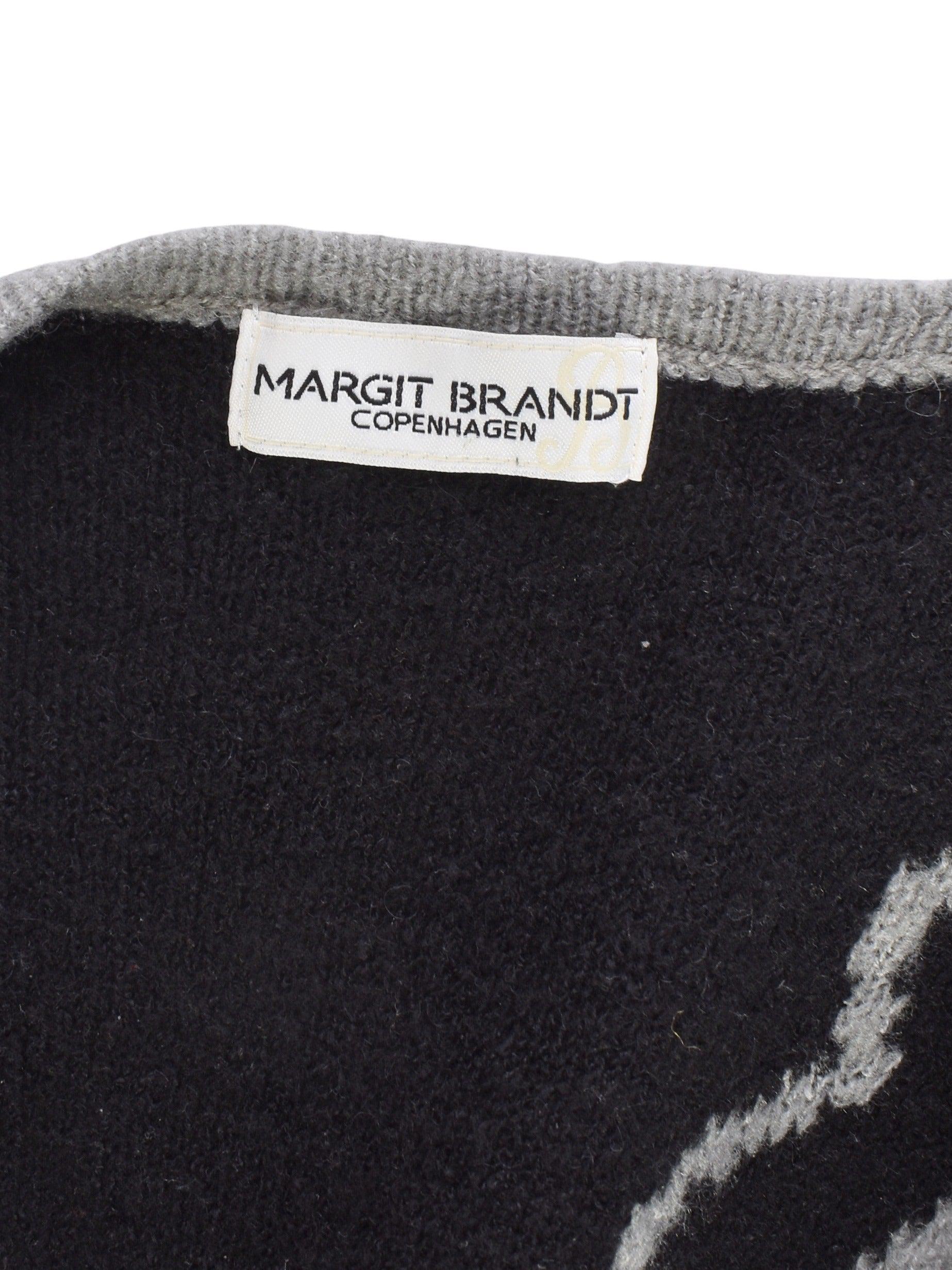 Margit Brandt Copenhagen Cardigan - S / Grå / Kvinde - SassyLAB Secondhand