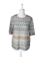 MAX T-Shirt - M / Multifarvet / Kvinde - SassyLAB Secondhand